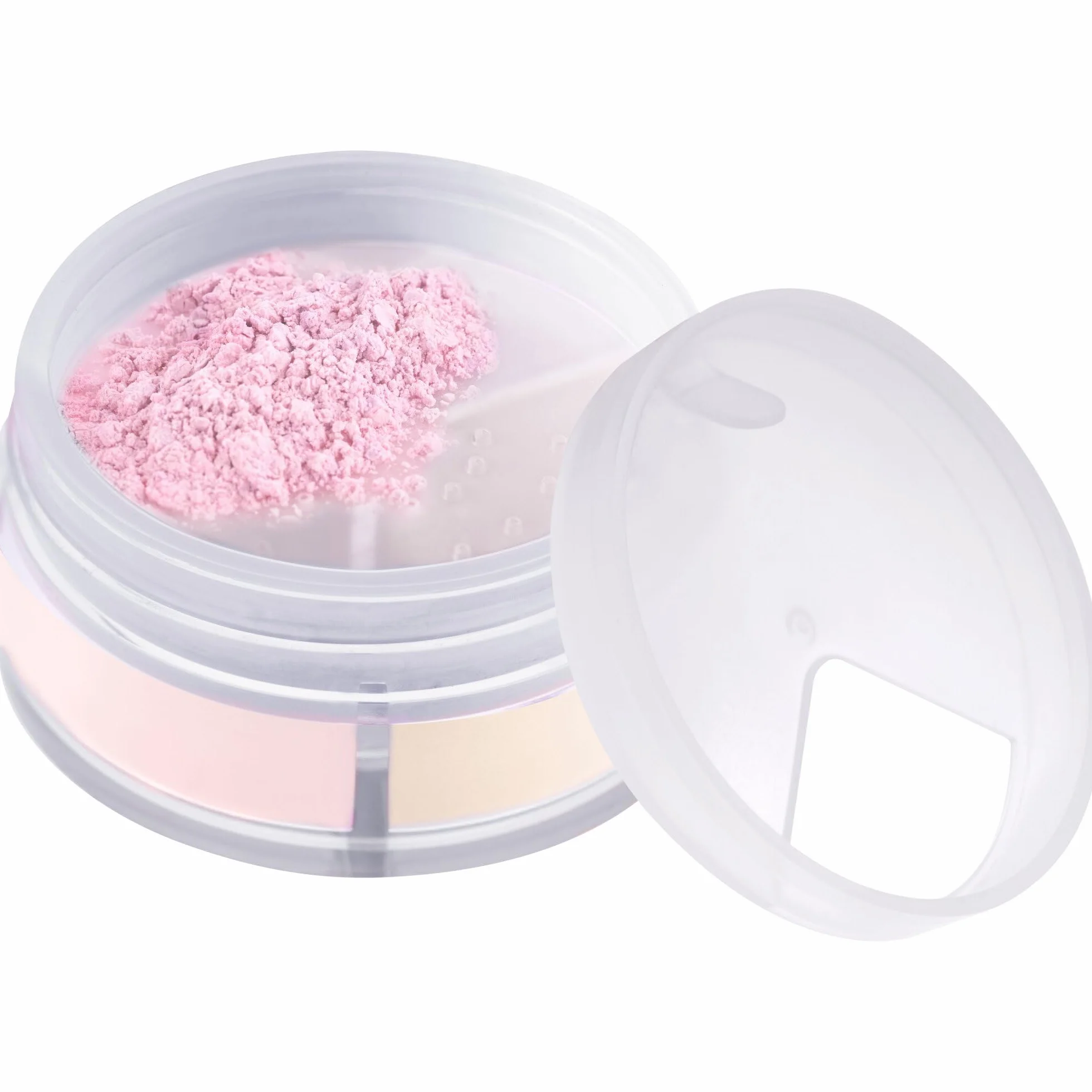 essence Sypki puder utrwalający FLAWLESS SKIN trio, rozjaśnianie, naturalny (8g)