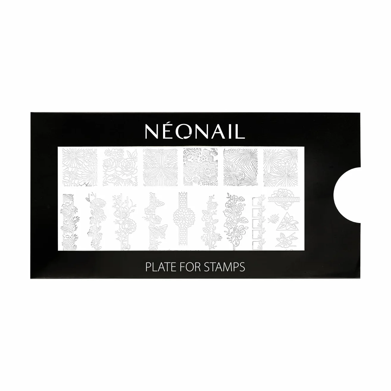 NEONAIL Stamping Plate 19 - Płytka do Stampingu - Blaszka do Stemplowania Paznokci - Nail Art Stamping - Blaszka do Stempli - Zdobienie Paznokci