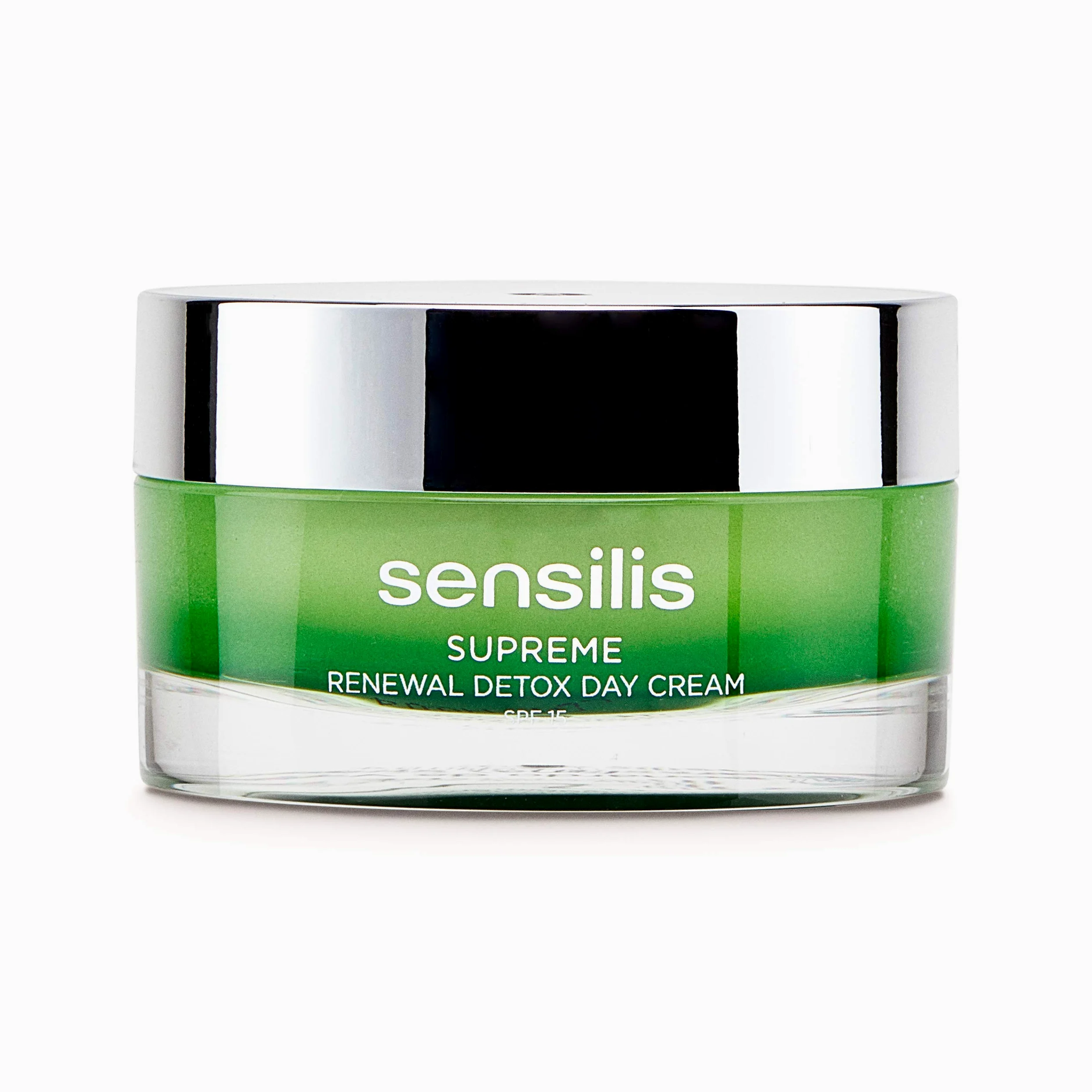Sensilis Supreme Detoksyfikujący i regenerujący krem na dzień z kwasem hialuronowym, olejem arganowym i Moringa Oleifera, SPF15 - 50 ml