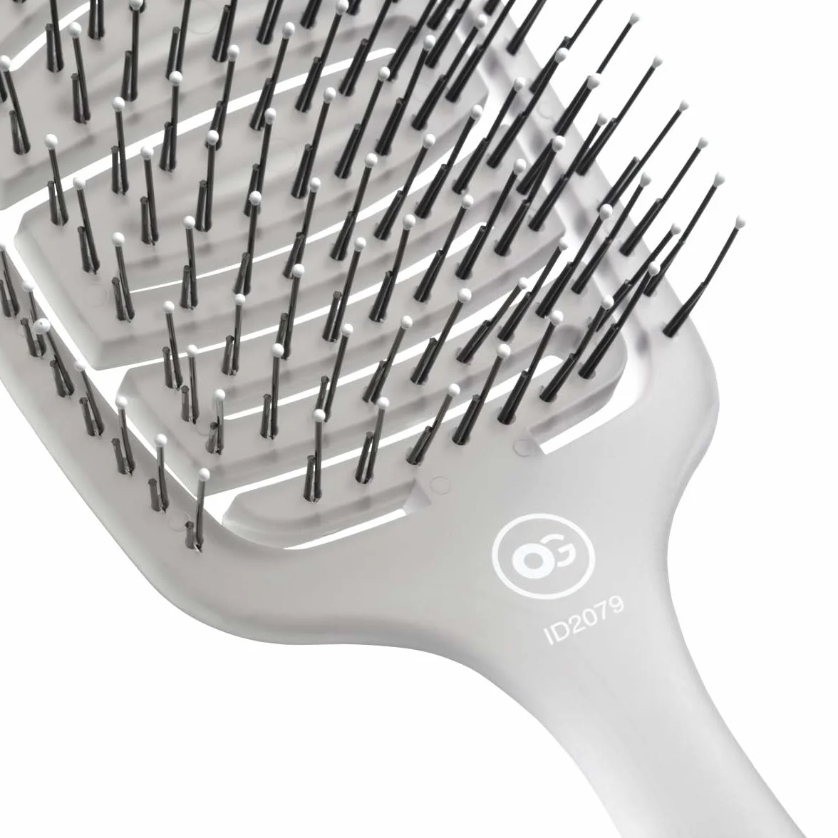 OLIVIA GARDEN Essential Care Flex Medium Hair Bristles Ice Grey