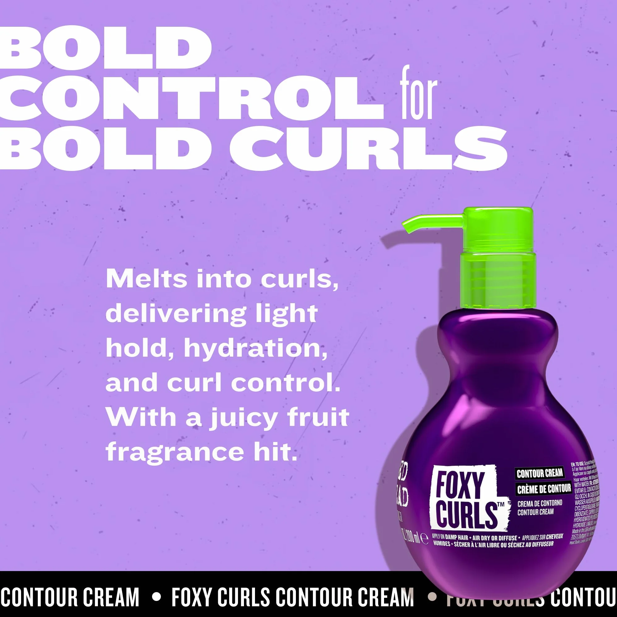 Tigi Bed Head Foxy Curls, Krem do Włosów Kręconych, dla Zdefiniowanych Loków, 200 ml