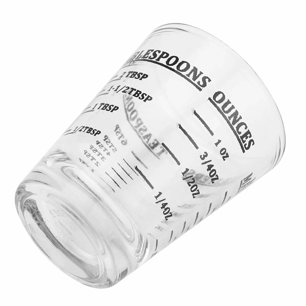 Szklana Miarka 1 Oz 30 Ml 4 Wagi Narzędzie Kuchenne