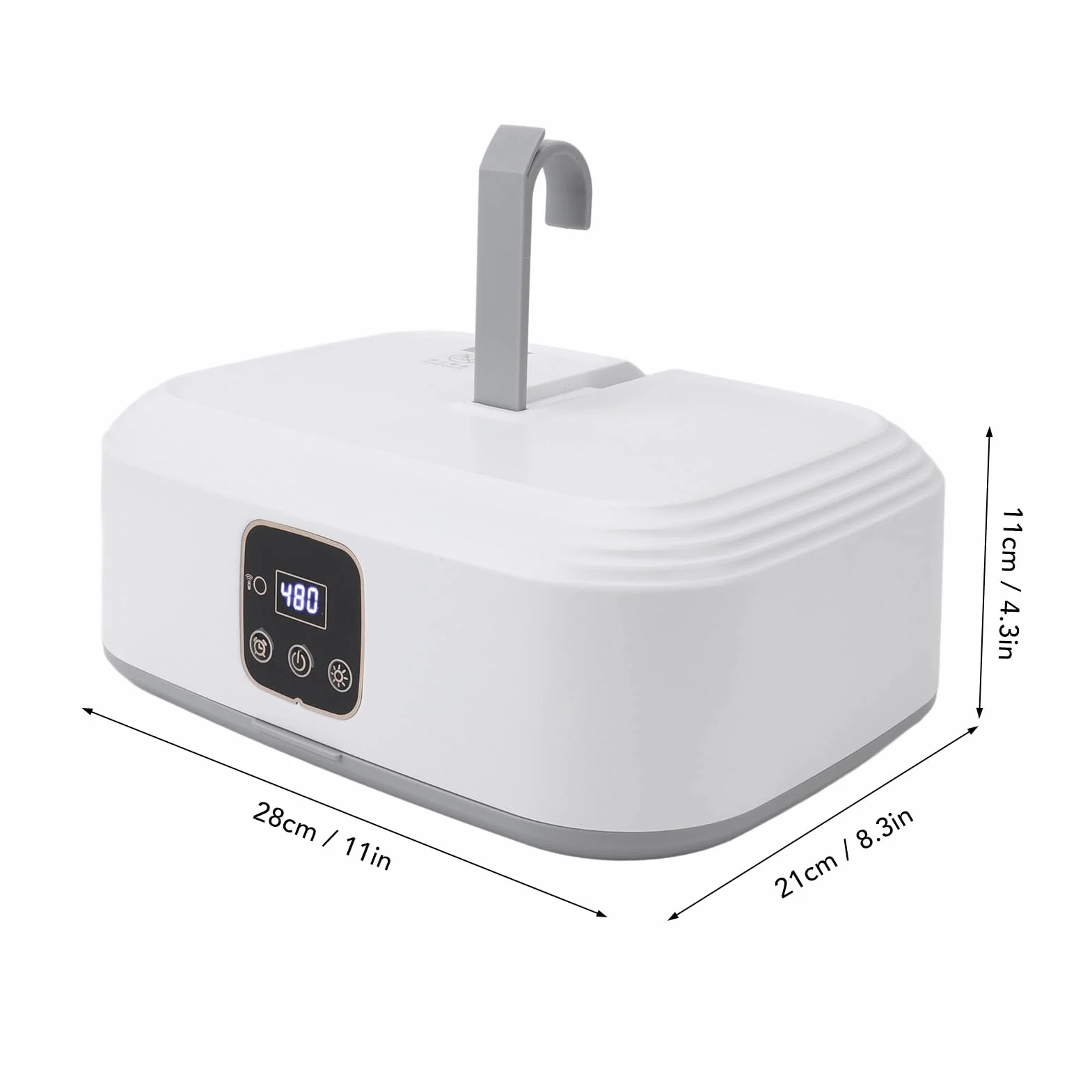 Przenośna Suszarka do ubrań 600 W z Timerem i Pilotem Składana Cicha Szybkoschnąca Mini Stojak do Suszenia 220 V