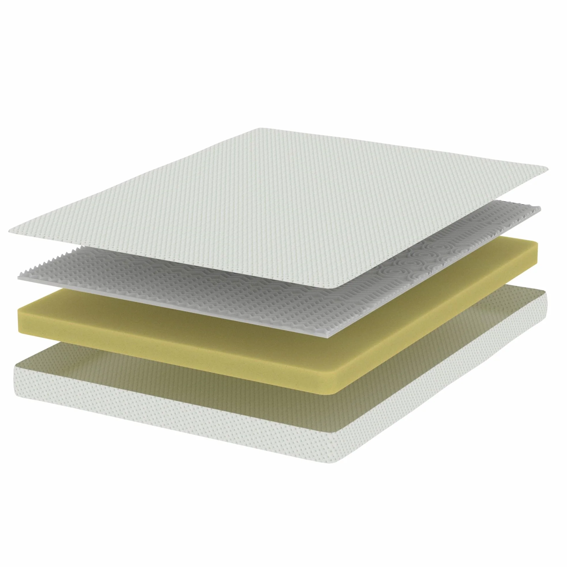 Zinus Memory Foam Mattress, biały, 90 x 190 cm
