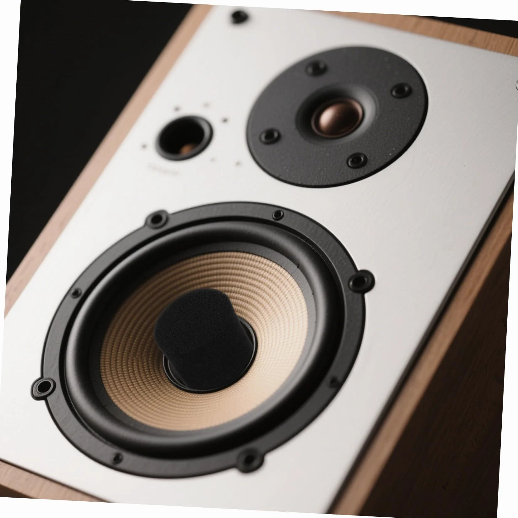 2kawałki Wtyk Akustyczny z Gąbki Do Portu Głośnika Wkładka Do Tuby Bass Reflex Kontrola Przepływu Powietrza i Tłumienie Dźwięku Systemach Audio Czarny