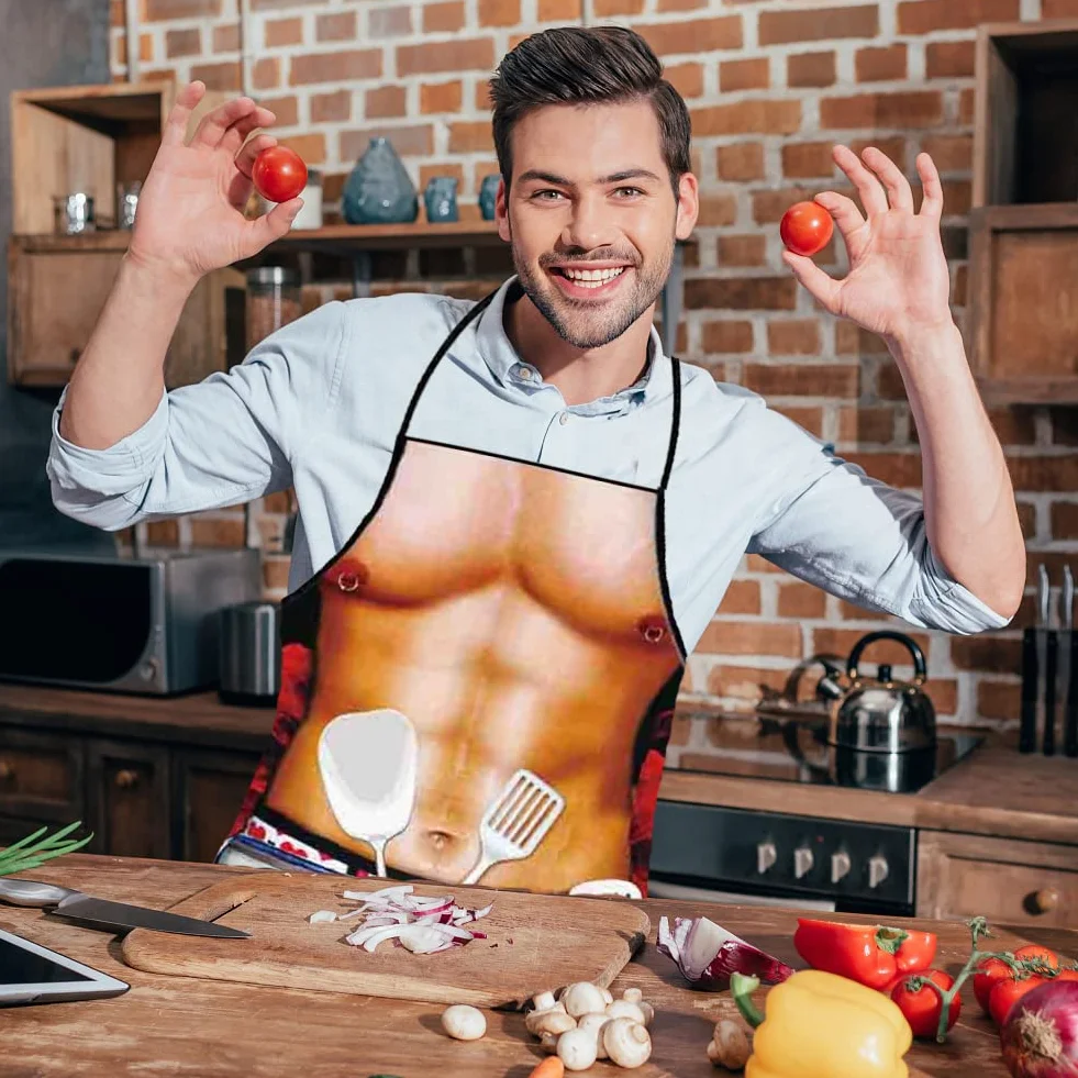 Seksowny męski Fartuch, Fartuch dla Mężczyzn Zabawny Seksowny i Zabawny Fartuch Kuchenny Zabawny Fartuch Grill Grill Party Fartuch Dorosły Prezent Dla Mężczyzn