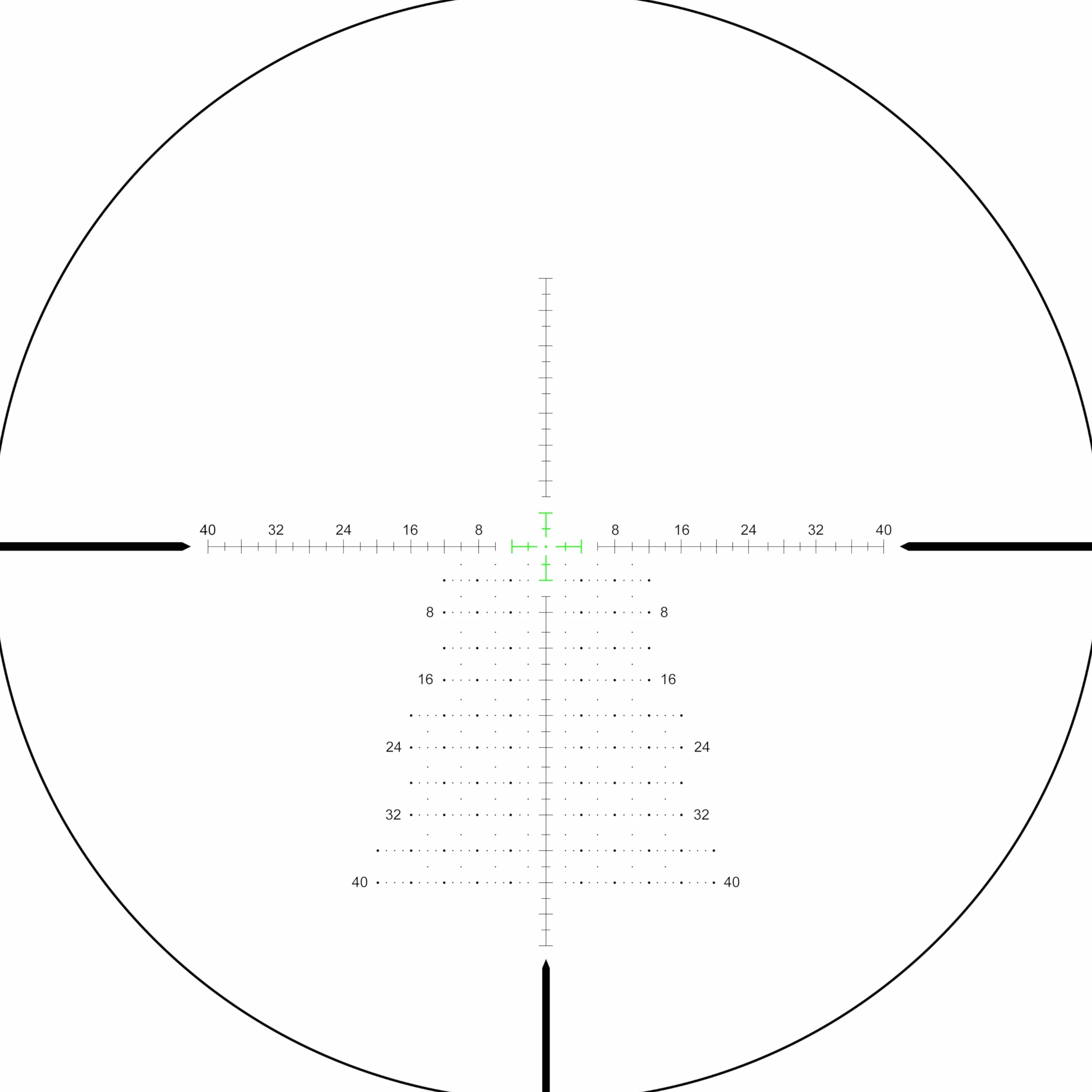 SPINA OPTICS 6-24x50 FFP First Focal Plane Rifleskopy z celownikiem Mil-Dot i regulacją paralaksy, osłona przeciwsłoneczna w zestawie, wodoodporna, przeciwmgielna czarna luneta celownicza, rurka 30 mm