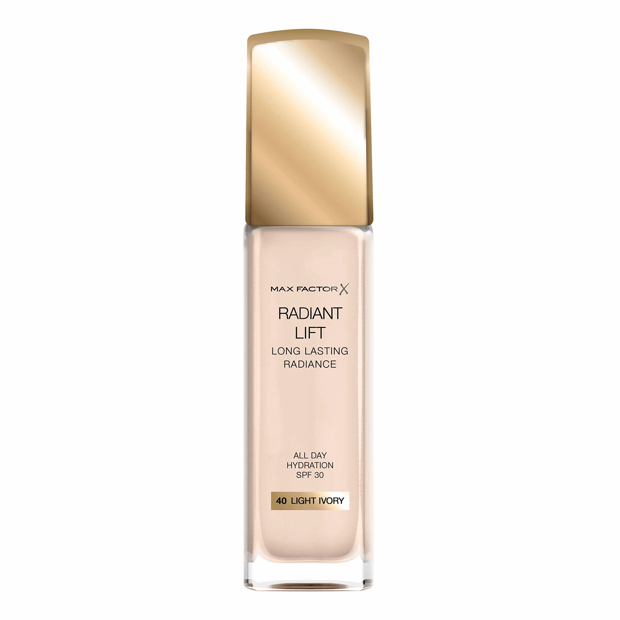 Max Factor Radiant Lift Długotrwały podkład nawilżający SPF 30 nr 40 - Light Ivory