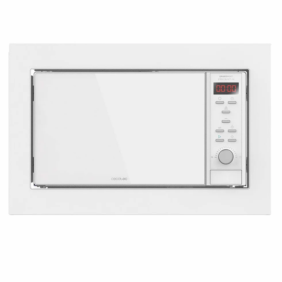 Cecotec Wbudowana mikrofalówka cyfrowa GrandHeat 2350 Built-In biała 900 W 23 l grill
