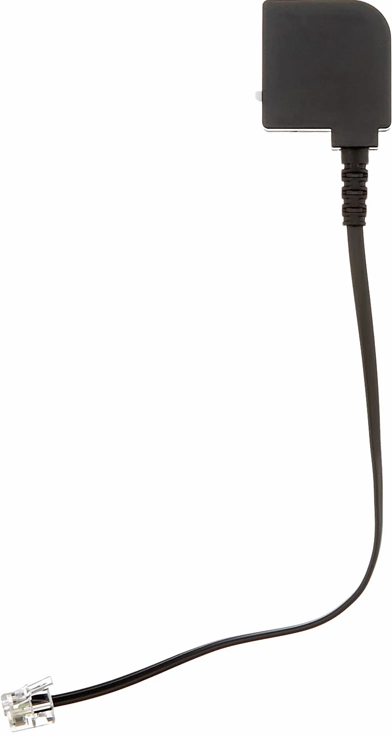 Wentronic 68584 Adapter do Telefonu RJ11 Wtyczka do Gniazda TAE F, Czarny