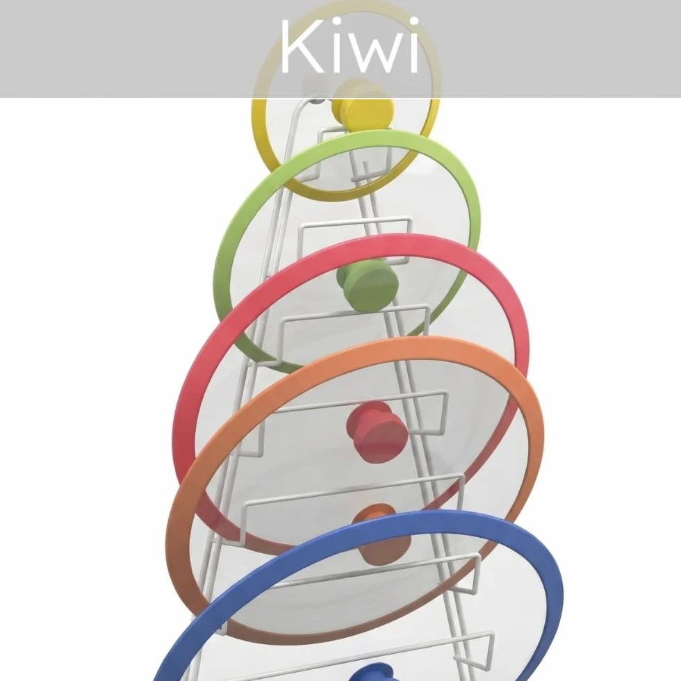 Metaltex 362806014 Uchwyt Na Pokrywkę Do Garnka Kiwi, 6 Pokrywek