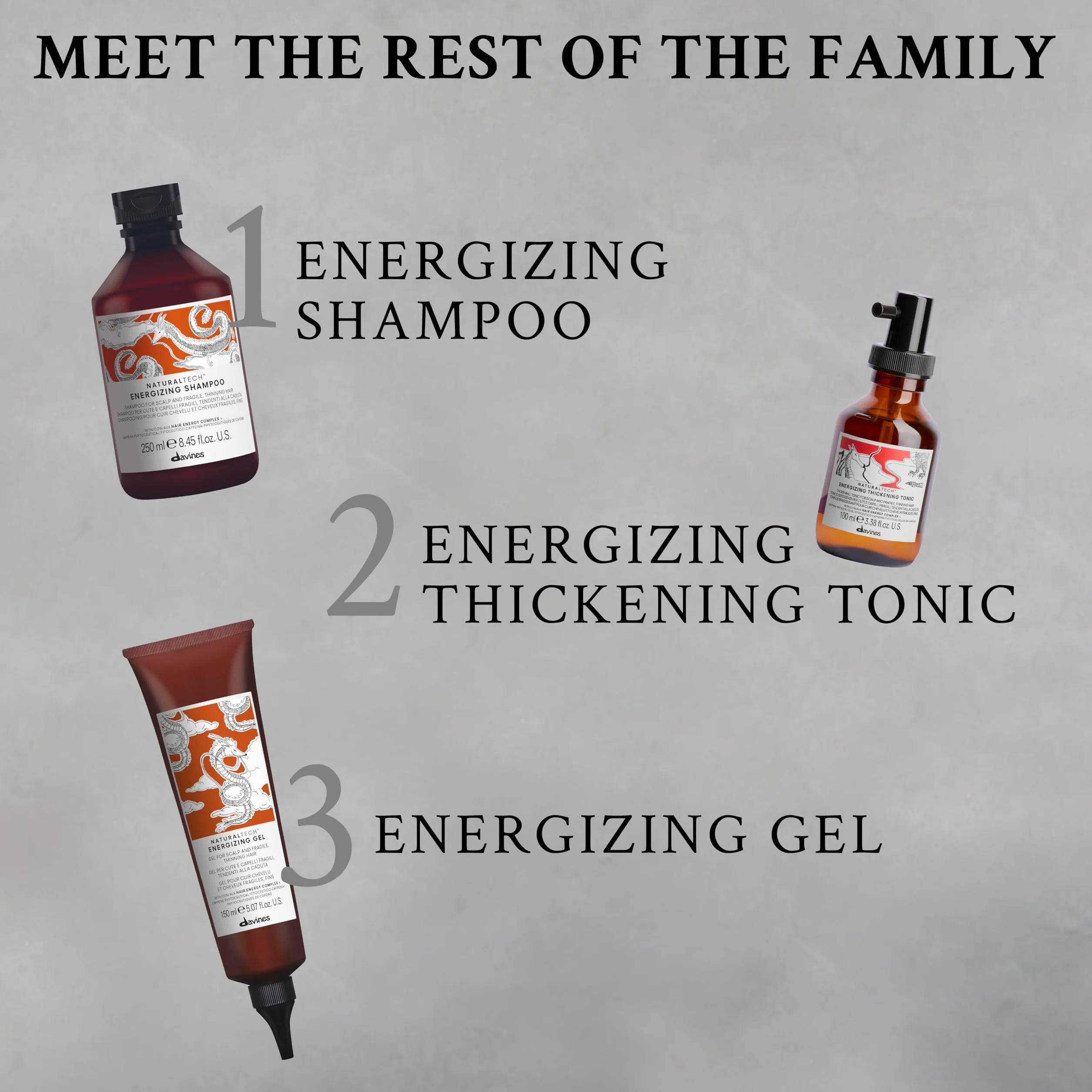 Davines Naturaltech Energizing Zagęszczanie włosów Tonic 100ml