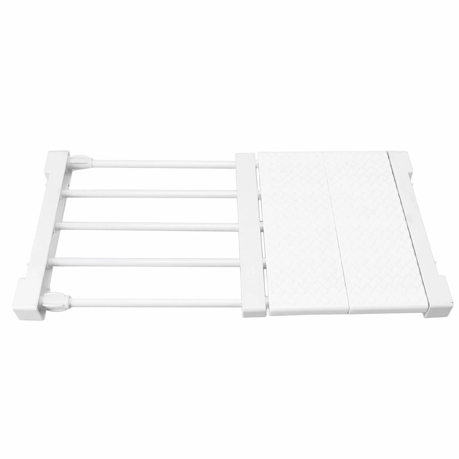 Półka Napinająca Deosdum, Rozkładana Regulowana Przegroda do Szafy 24cm Szerokość Organizer do Szafy Regał Magazynowy Separator(Length 30‑40cm/11.8‑15.7in)