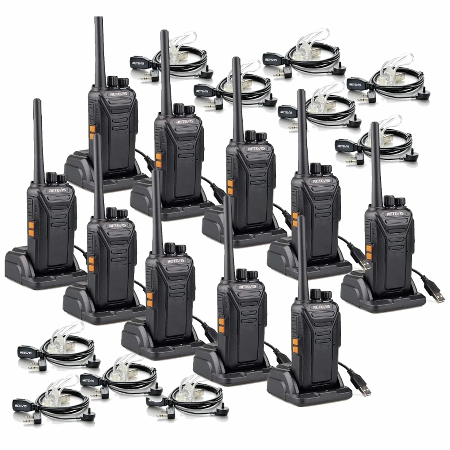 Retevis RT27 Walkie Talkie PMR446 5 para