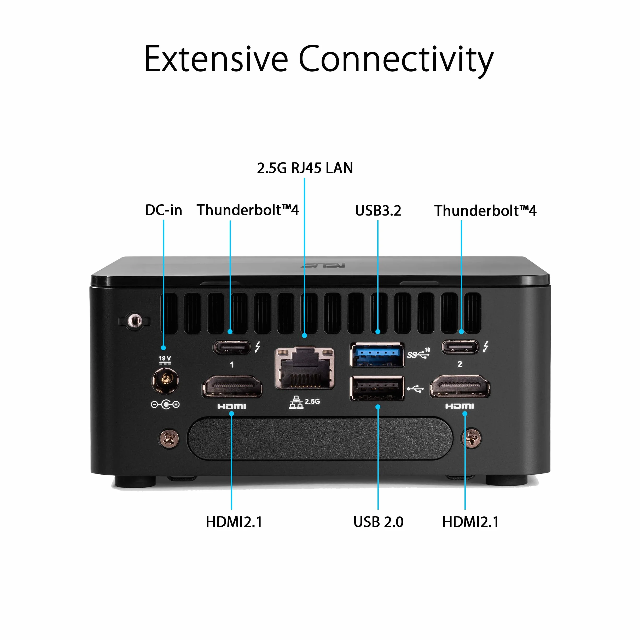 ASUS NUC 12 Pro Kit RNUC12WSKV500002I - Barebone - Mini PC - 1 x Core i5 1250P - RAM 0 GB - Intel Iris 6E)