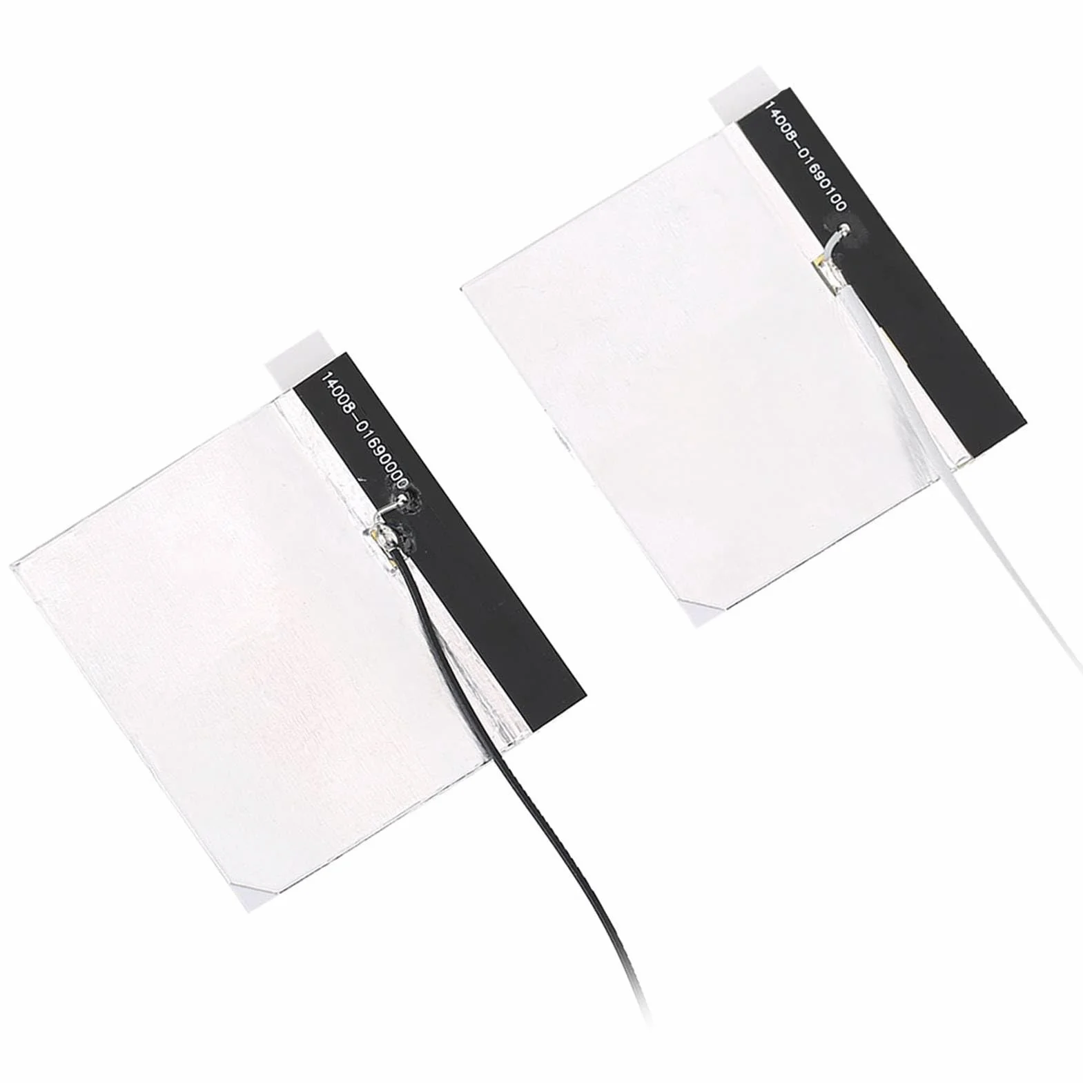 ASHATA Kabel antenowy generacji 4, wbudowana antena WiFi NGFF/M.2 z portem 2.4/5G do /Intel, 2 sztuki, 48/53 cm