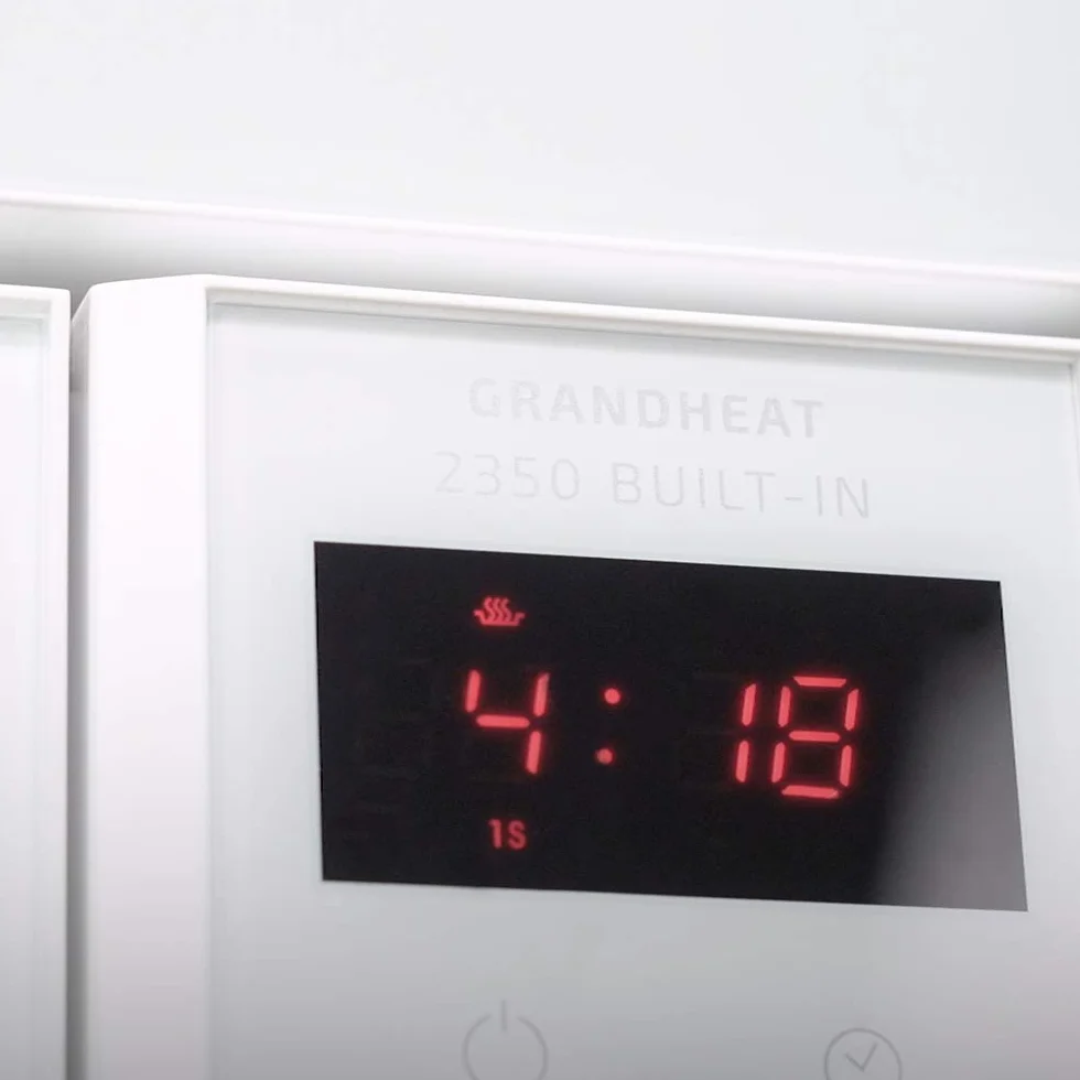 Cecotec Wbudowana mikrofalówka cyfrowa GrandHeat 2350 Built-In biała 900 W 23 l grill