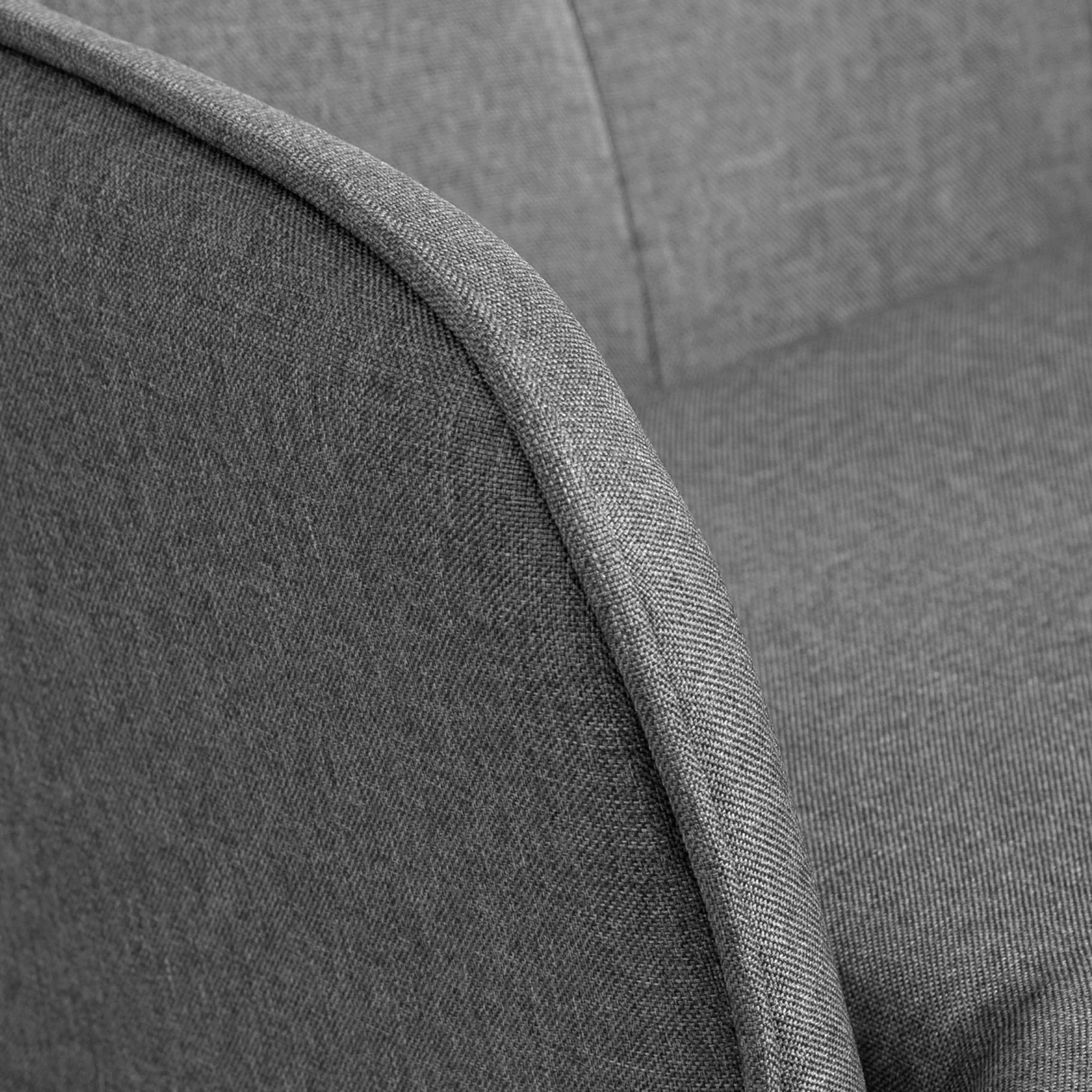 HOMCOM Fotel bujany z taboretem, fotel z podłokietnikami, fotel do karmienia o wyglądzie lnu, fotel bujany do 130 kg, do sypialni, salonu, ciemnoszary