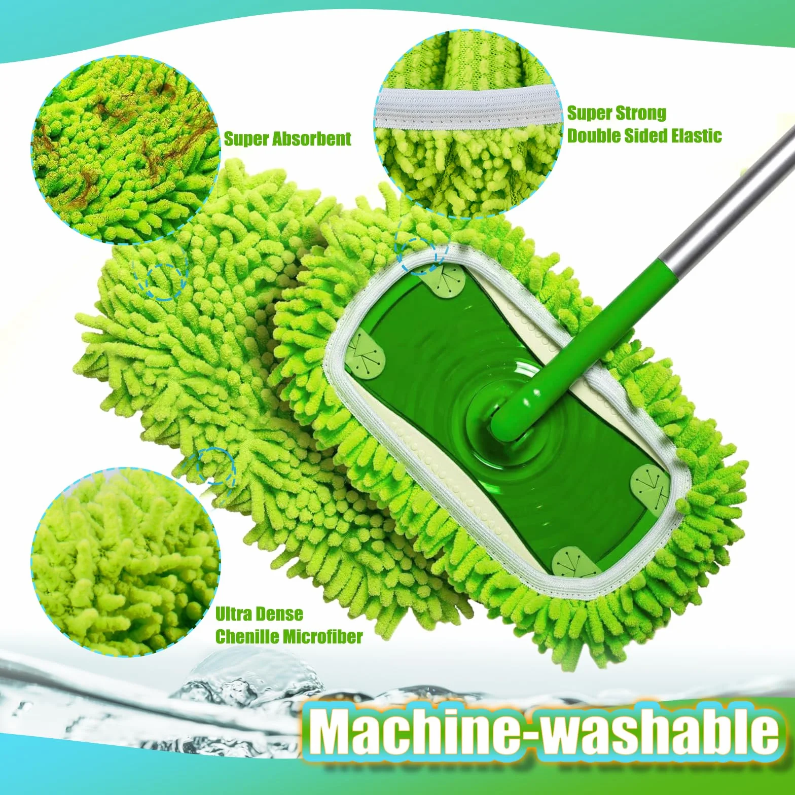 Swiffer Zestaw 10 ściereczek podłogowych z mikrofibry wielokrotnego użytku