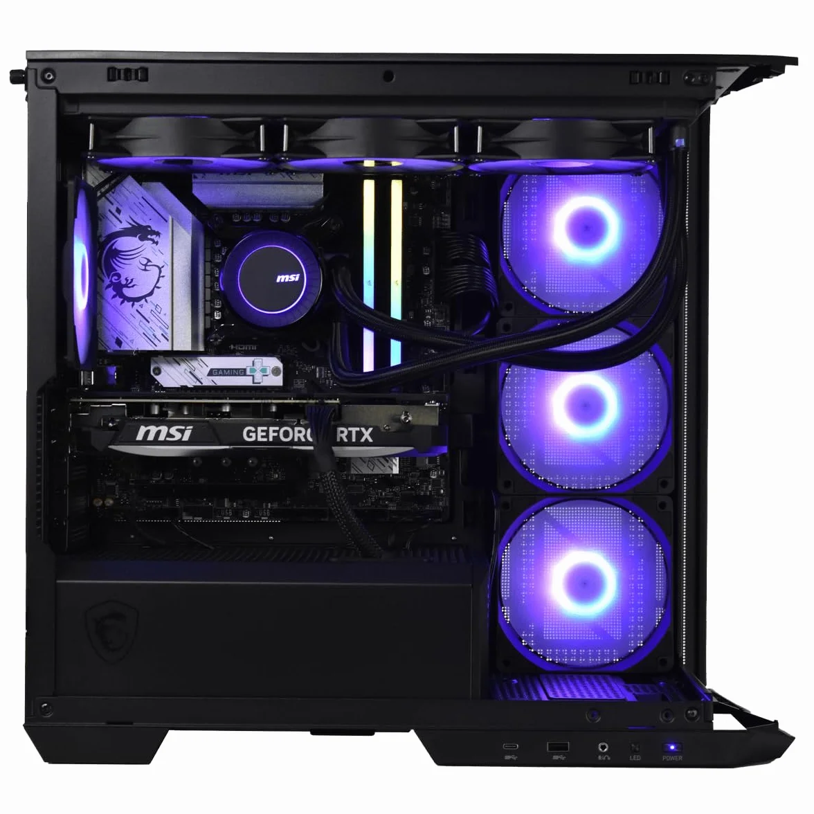 M.Red PC Gamer Powered by MSI CBT013-04 - Procesor Intel Core i5-14600KF, GeForce RTX 4070 Super, 32 GB DDR5, 2 do SSD NVMe, Windows 11 Rodzina