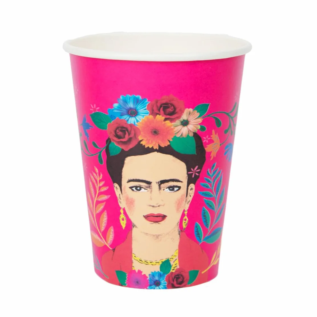 Talking Tables Frida Kahlo Papierowe Kubki, 8 Sztuk