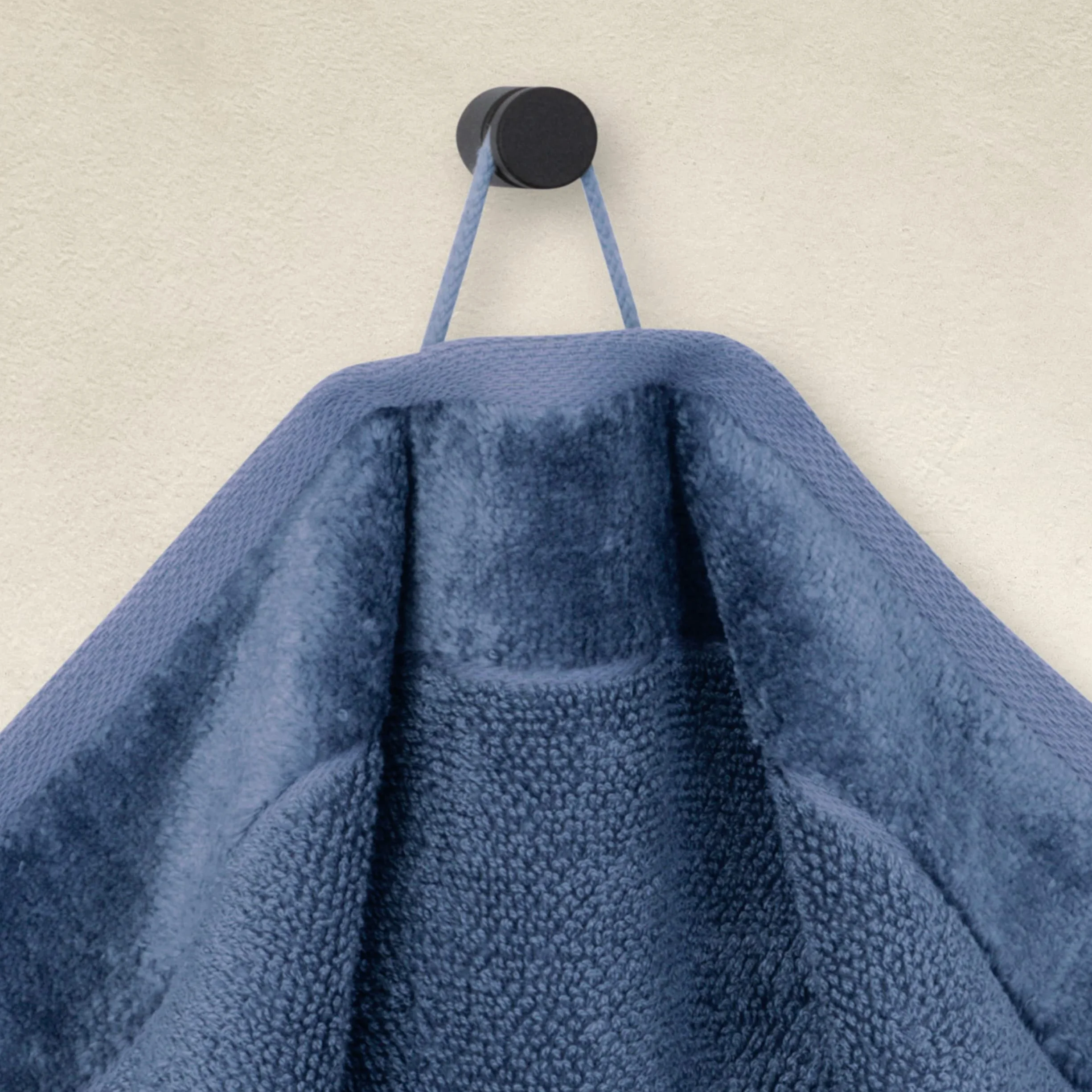 Möve Bamboo Luxe Ręcznik dla gości 30 x 50 cm 60% bawełny 40% wiskozy z celulozy bambusowej Steel Blue