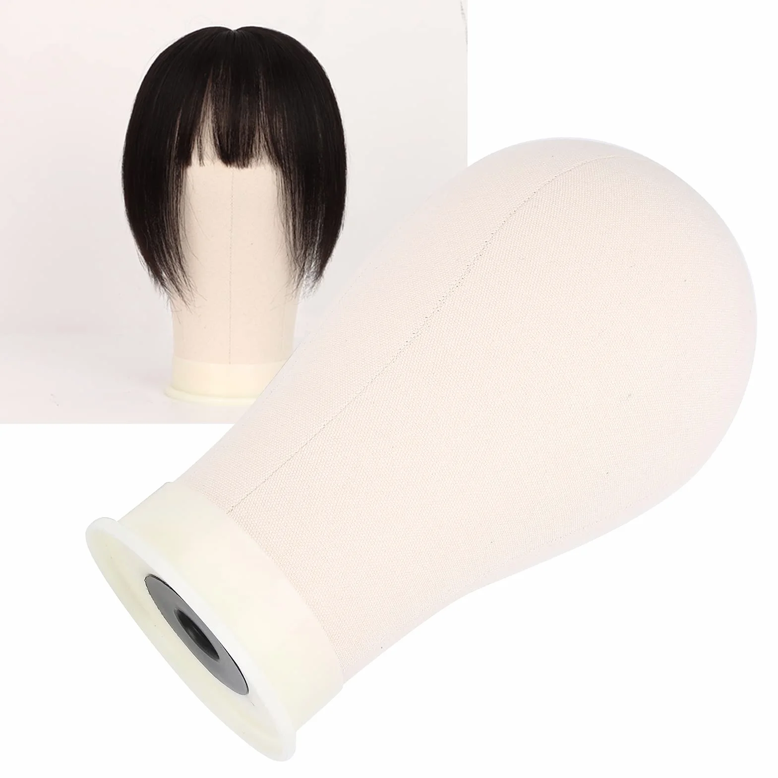 Głowa peruki, głowa manekina peruka głowa manekina głowa płócienna peruka głowa płótno blok głowa (53 cm)