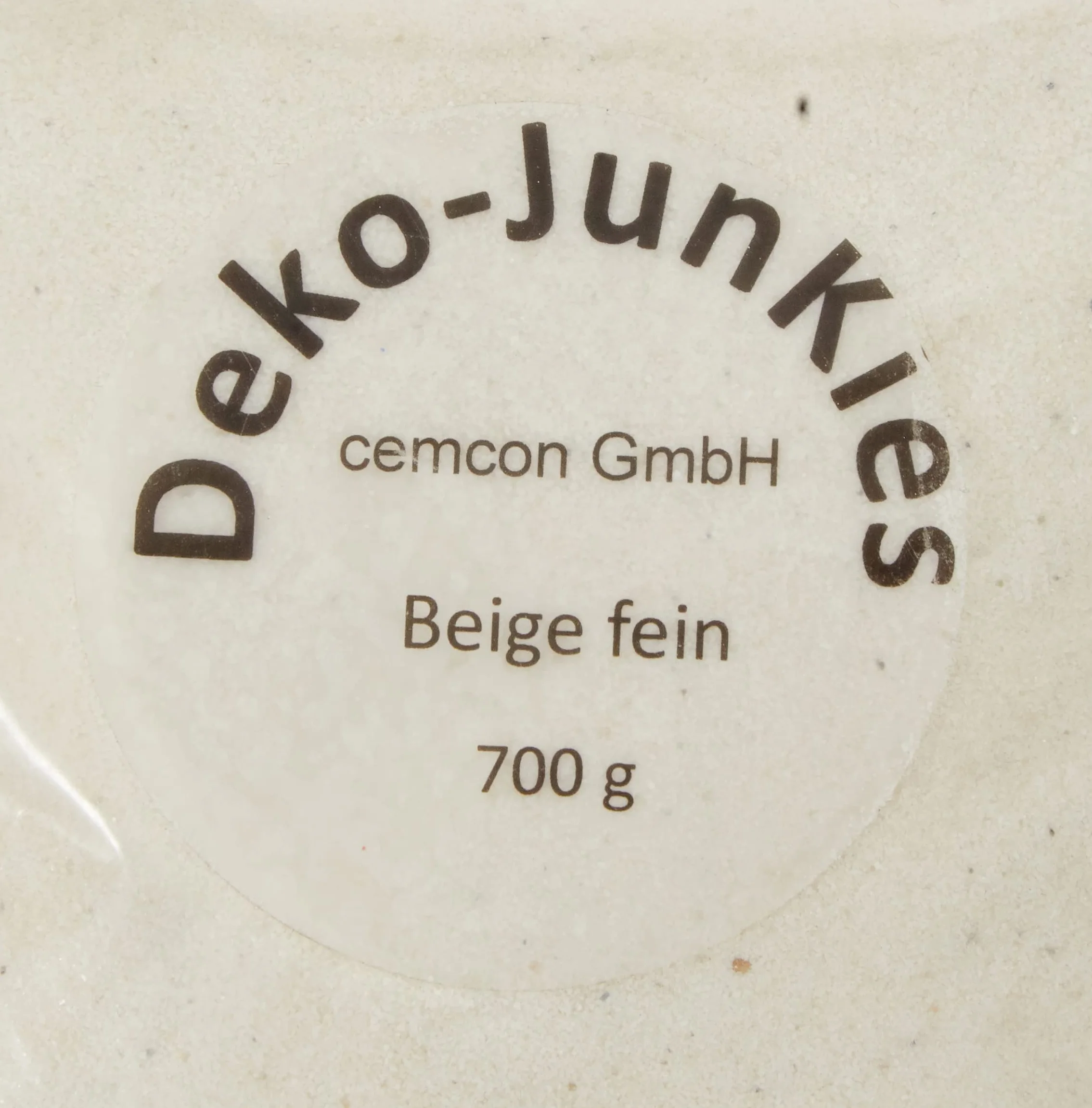 Piasek dekoracyjny kwarcowy drobny beżowy Deko-JunKies