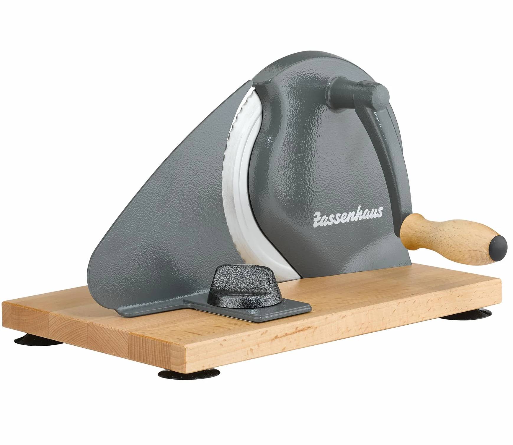 Zassenhaus Krajalnica do chleba Classic szara stal Solinger 1-18 mm drewno bukowe 30x25.5x19 cm