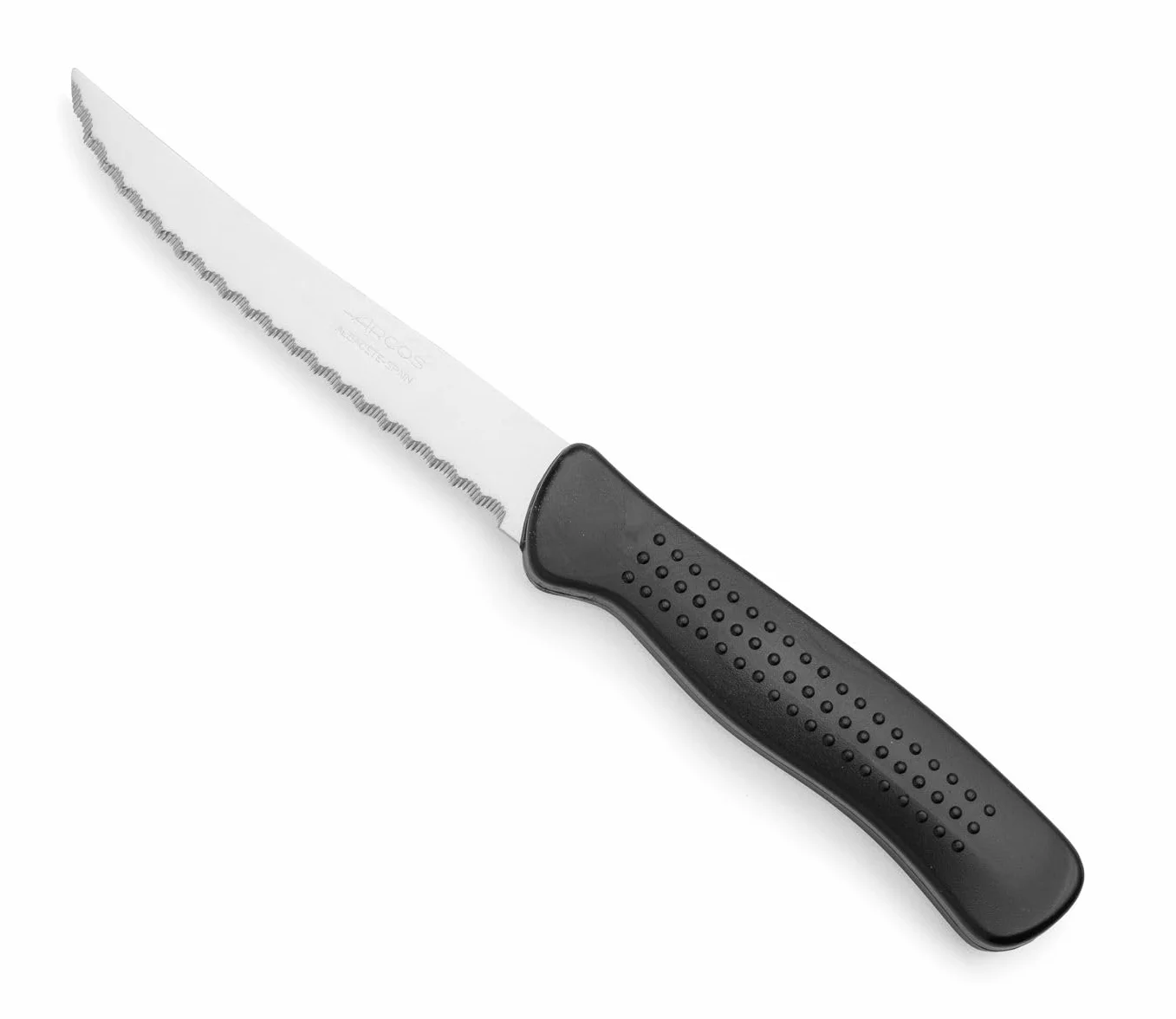 Arcos Noże stołowe do steków 6 sztuk ostrze 110 mm (4 cale) czarne