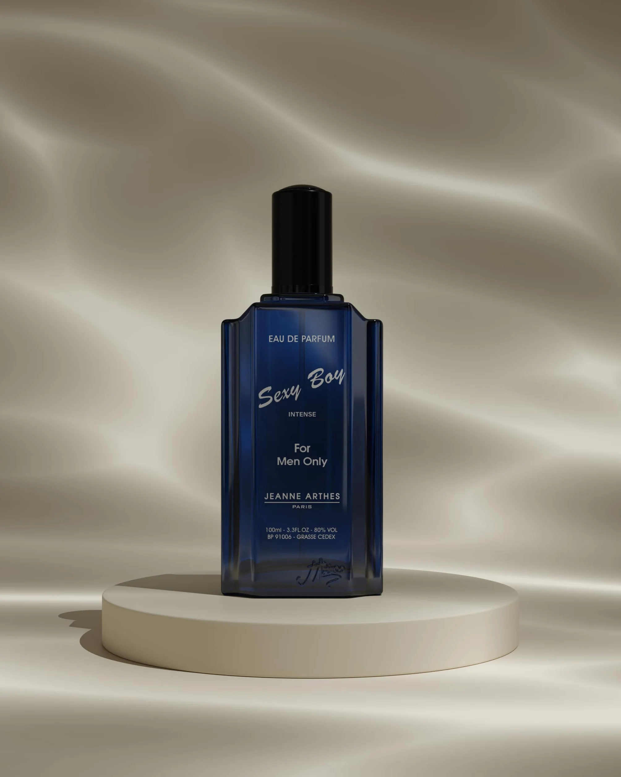 JEANNE ARTHES - Perfumy dla mężczyzn Sexy Boy Intense - Woda perfumowana - Butelka z rozpylaczem 100 ml - Wyprodukowano we Francji w Grasse