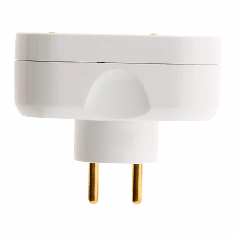 Zenitech - Listwa Zasilająca Podtynkowa z 2 Gniazdami - 2x16A - Biała - Elegancki Design - Montaż Wbudowany - 15 cm - Do Domu i Biura - Trwałe Materiały - Zasila Urządzenia Wysokoenergetyczne