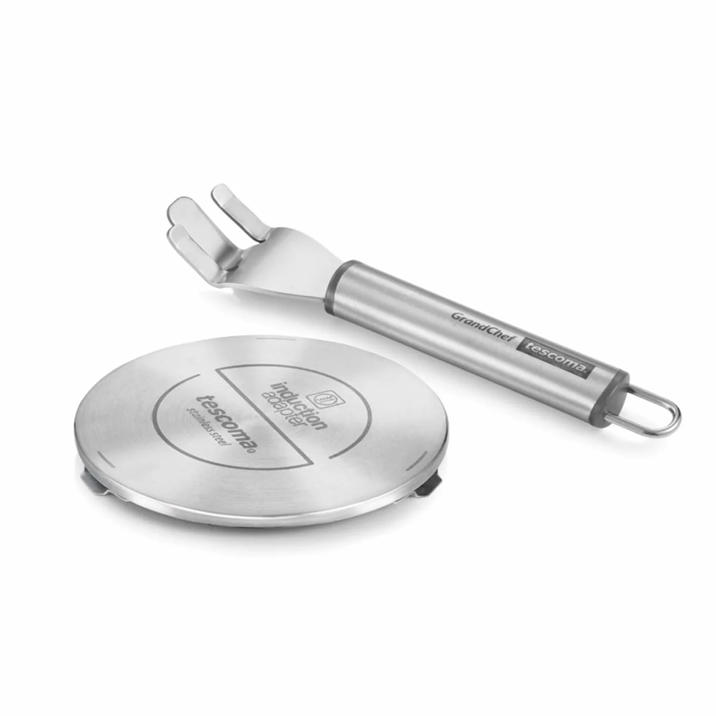 Tescoma Grandchef Adapter Indukcyjny, Stal Nierdzewna, Srebrny, 12 cm