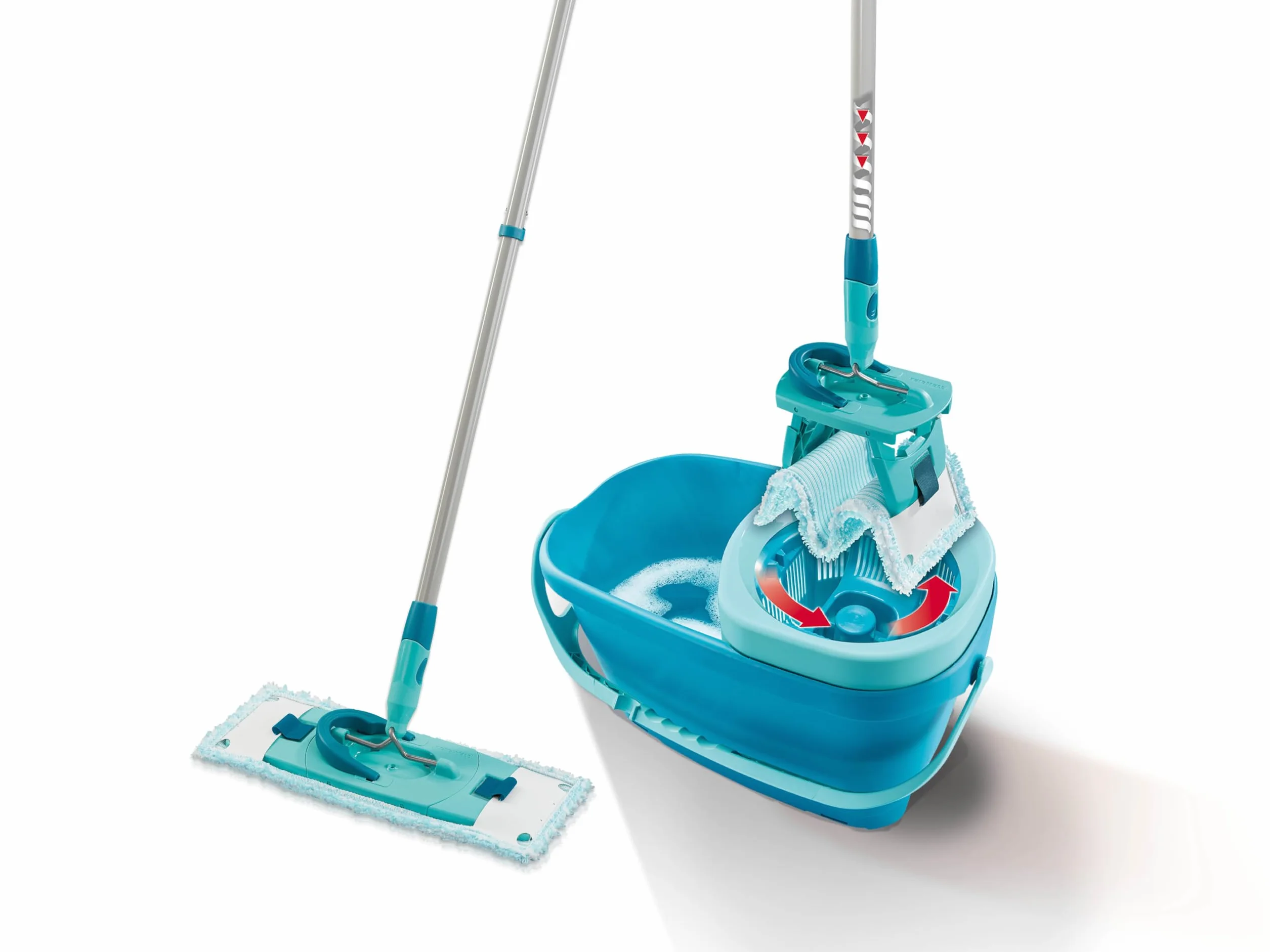 Leifheit Zestaw CLEAN TWIST M Ergo 47 x 28 x 33 Turkusowy