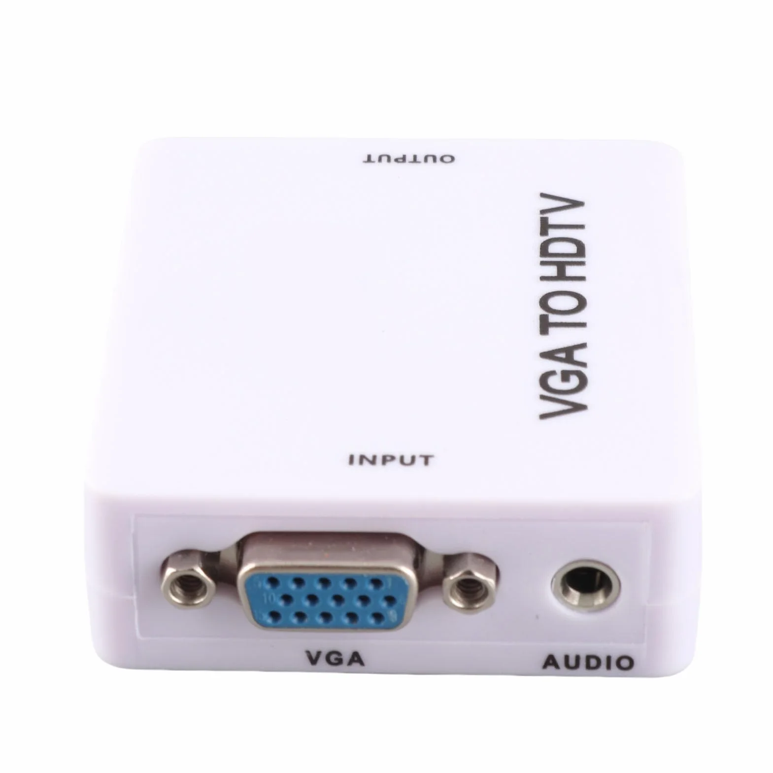 Konwerter Vga na HDMI Konwerter Mini Konwerter Vga na HDMI 1080P Adapter Vga2Hdmi na Komputer Stacjonarny Projektor Dvd na Hdtv