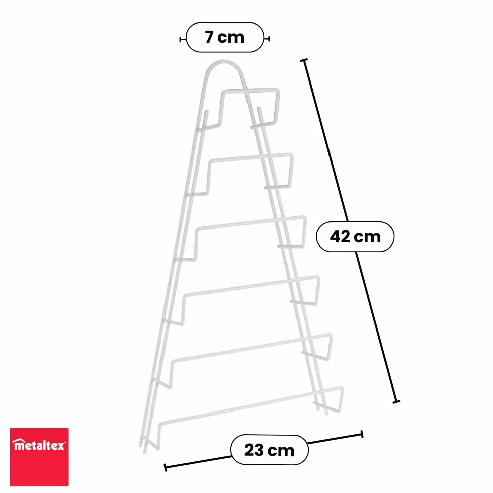 Metaltex 362806014 Uchwyt Na Pokrywkę Do Garnka Kiwi, 6 Pokrywek