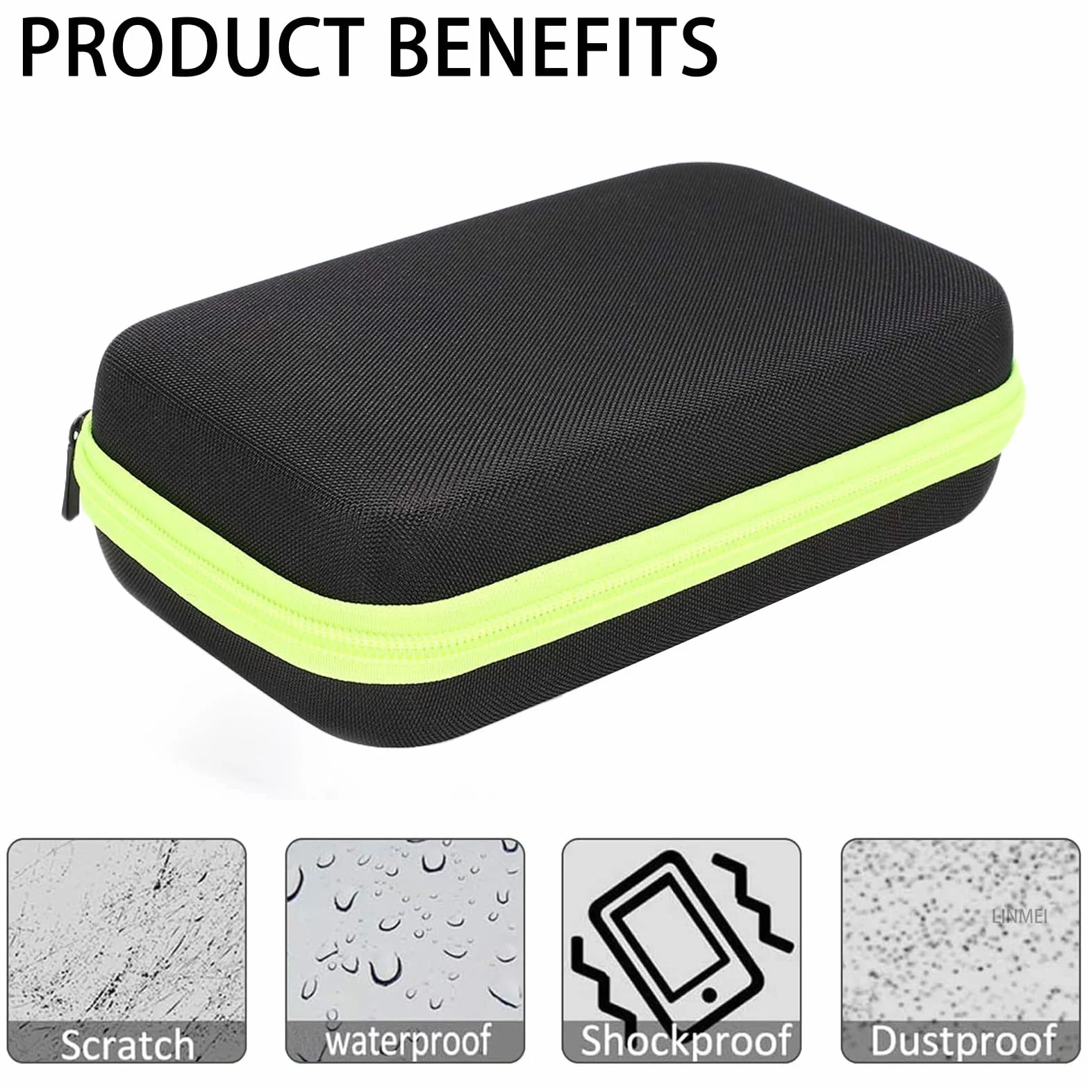 Etui do Philips Oneblade Qp2520/30/70/90, Qp2620/30, Qp2724, Qp2824/30/34, Qp6550, czarny, 25 cm x 19.5 cm x 3.08 cm, Nowoczesny