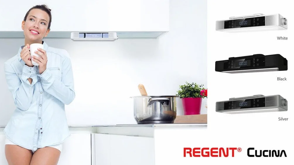 Radio kuchenne podszafkowe REGENT CUCINA (Biały)