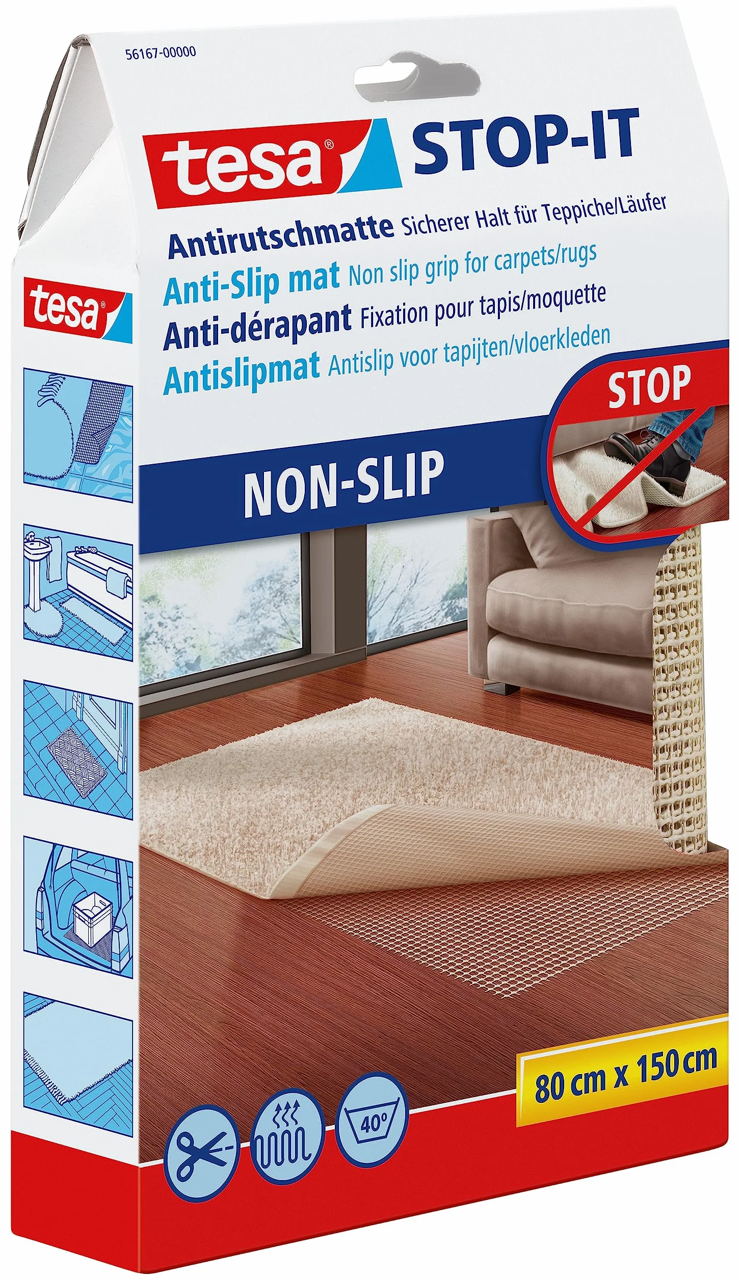 tesa Stop-it mata antypoślizgowa nieprzylepna do dywanu