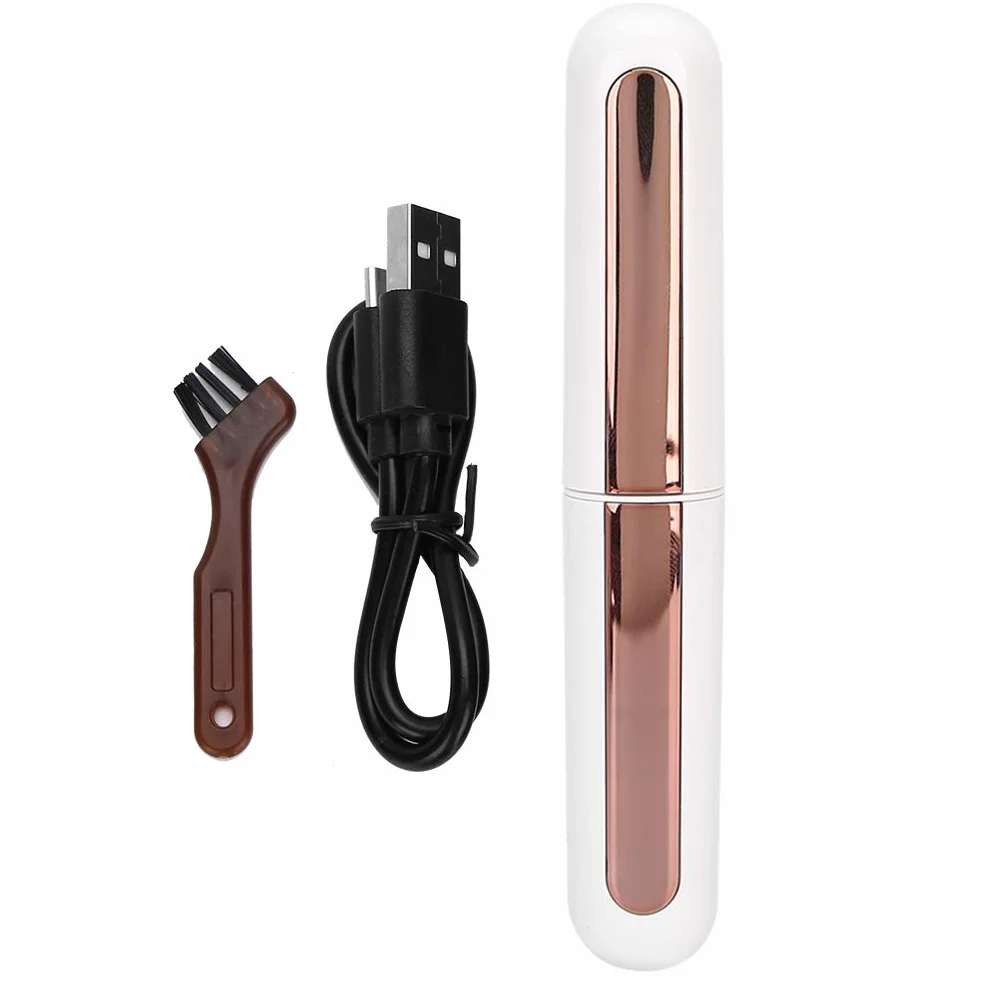 Elektryczna zalotka do rzęs, szybkie nagrzewanie, długotrwała zalotka do rzęs z ładowaniem USB (biała)