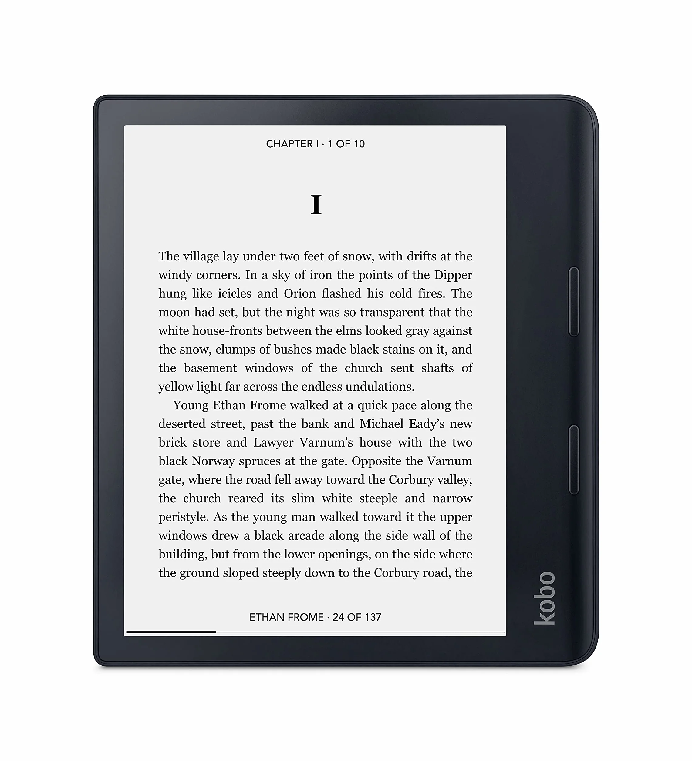 Kobo Sage | eReader | Przeciwodowy ekran dotykowy 8 HD | Wodoodporna | Regulowana jasność i temperatura kolorów | Redukcja niebieskiego światła | Bluetooth | WiFi | pamięć 32GB, Czarny
