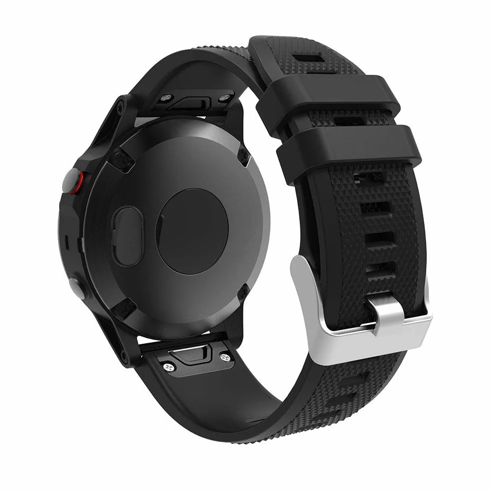 AWINNER Fenix 5/5S/5X/Plus/Forerunner 935 wtyczka przeciwpyłowa, miękki silikonowy ochraniacz portu ładowarki, zatyczki przeciwpyłowe do zegarka Garmin Fenix 5/5S/5X/Forerunner 935 (5-czarny)