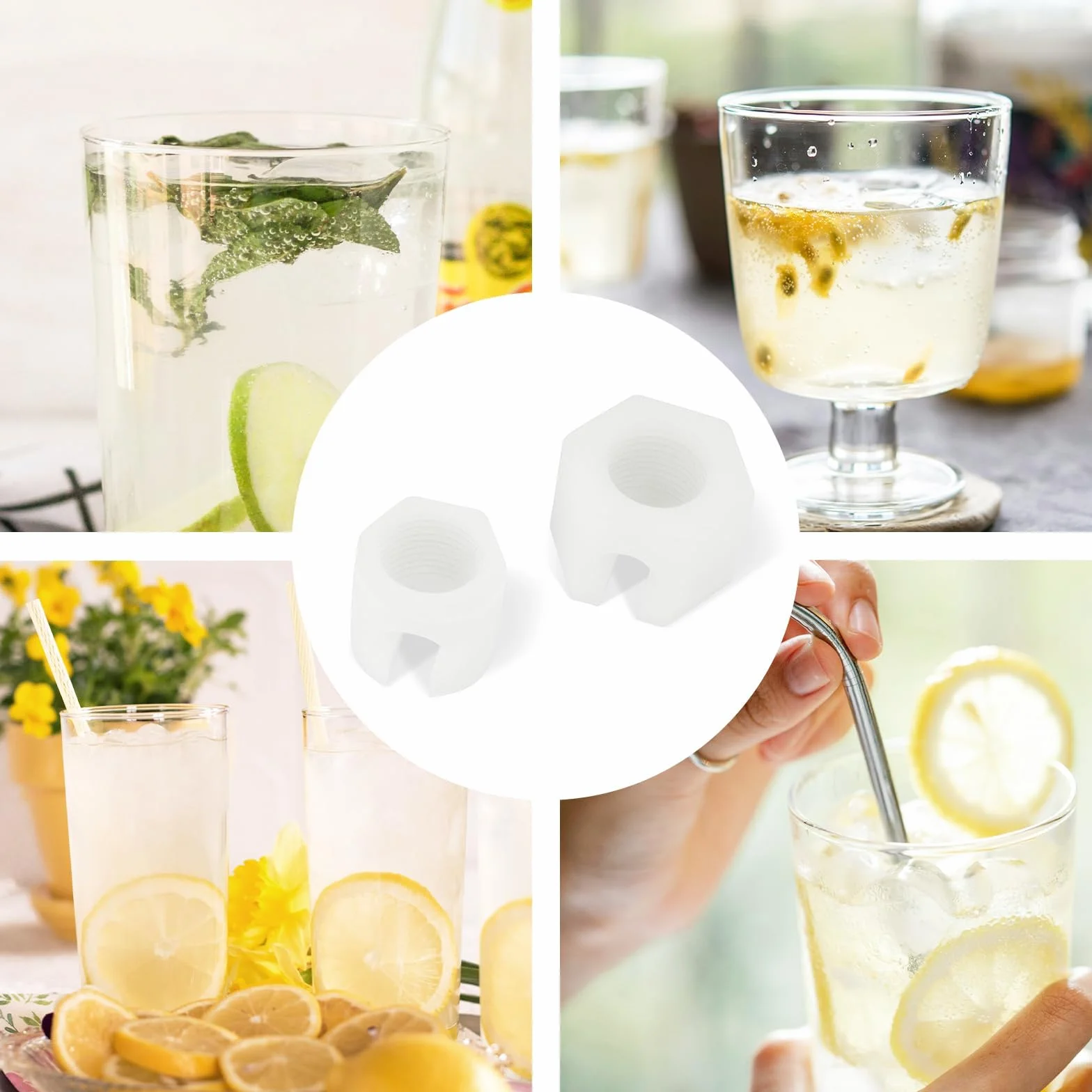 Sodastream Crystal 1.0 & 2.0 Nakrętki Zapasowe Zamienne - Zgodne z Modelem Duo, Jet, Fizzi