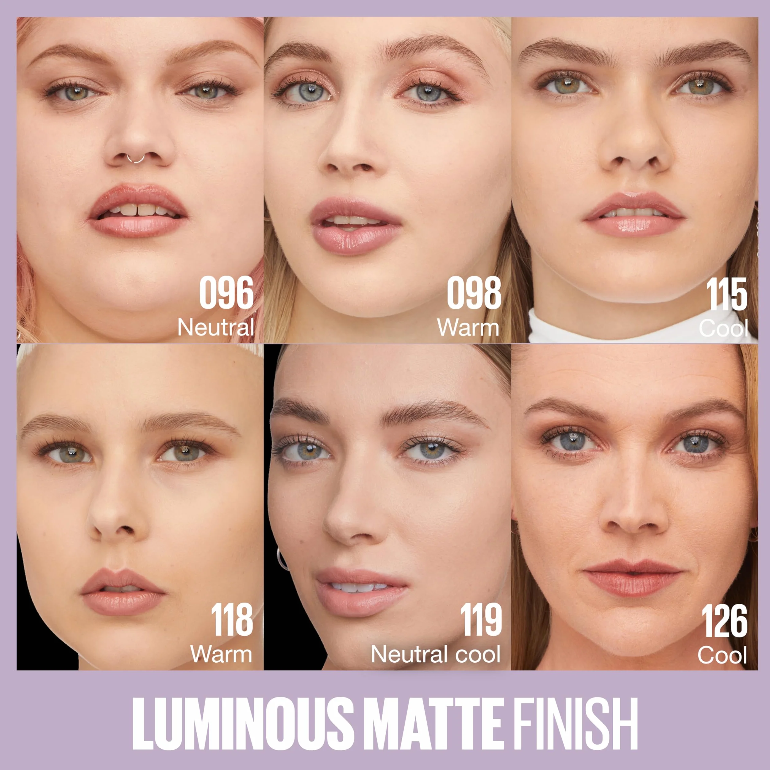 Maybelline New York Super Stay Lumi Matte Foundation 118, podkład do twarzy, 35 ml