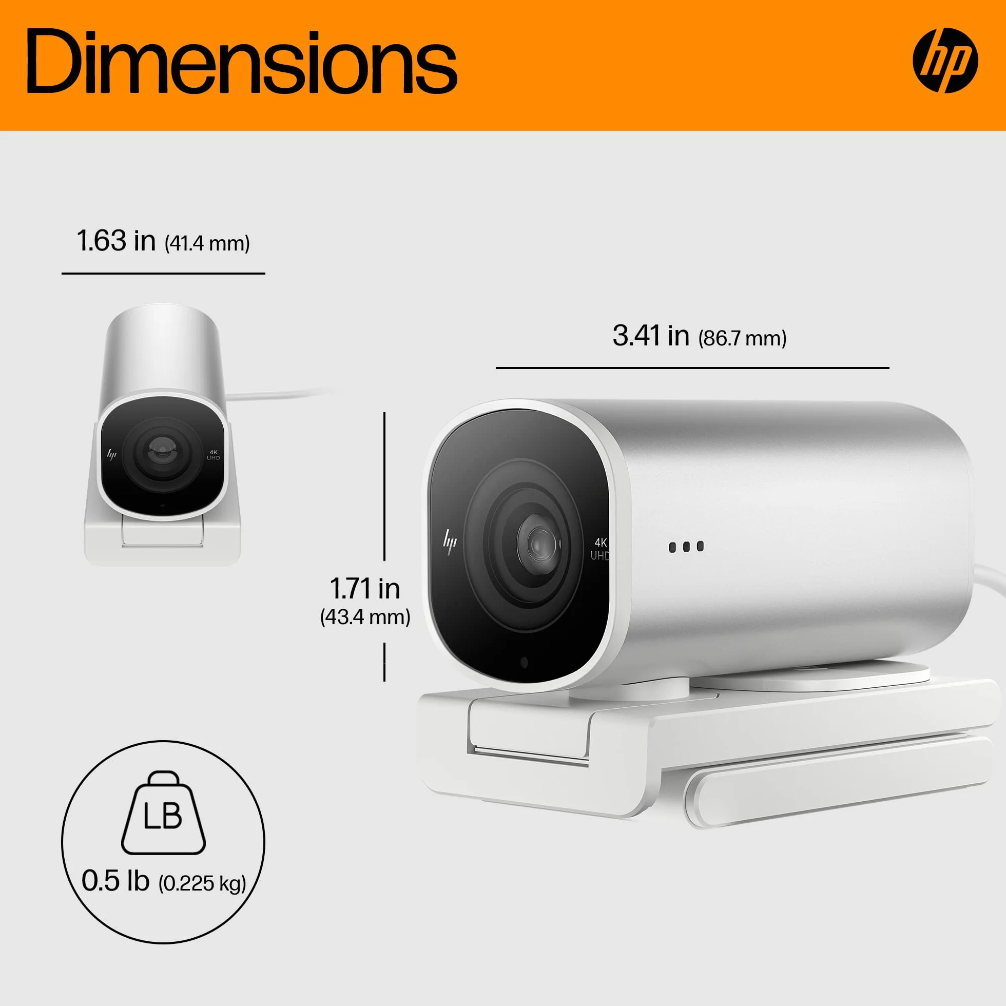 HP Kameria Internetowa, 960 4K Streaming, 695J6AA