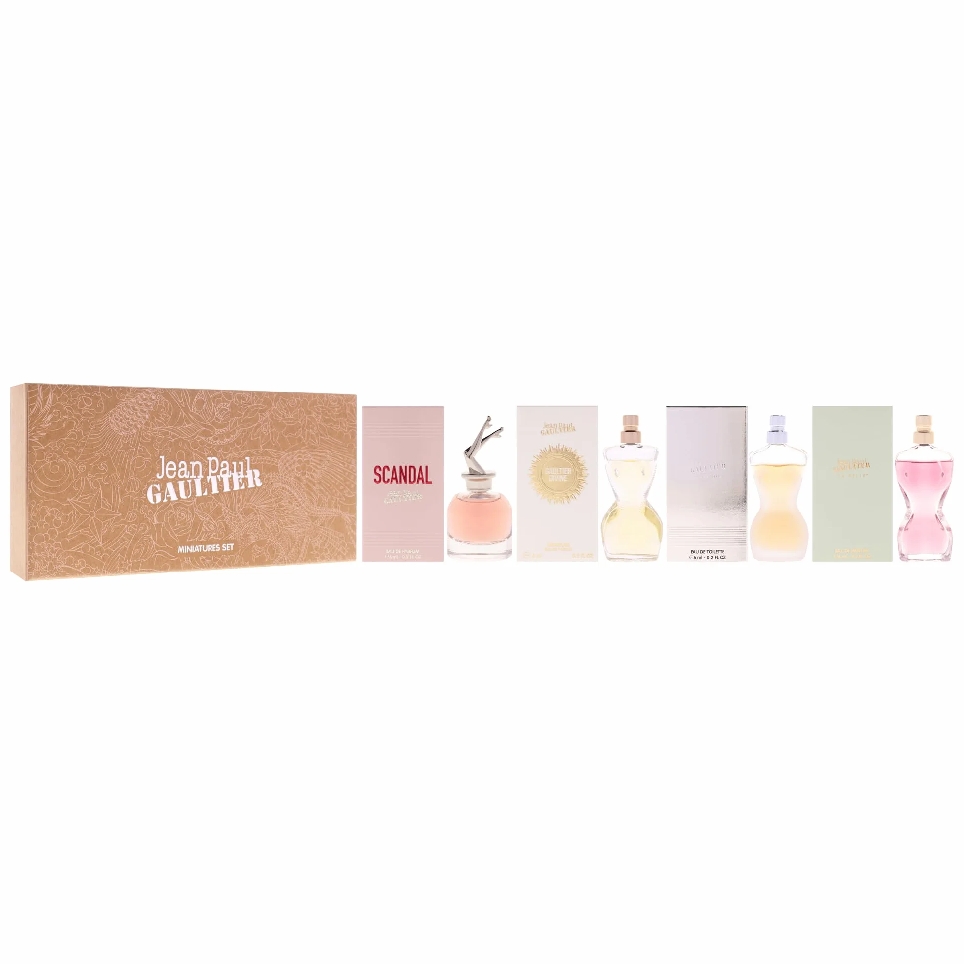 Jean Paul Gaultier Zestaw 4 miniaturek dla kobiet (La Belle, Scandal, Classique, Divine)