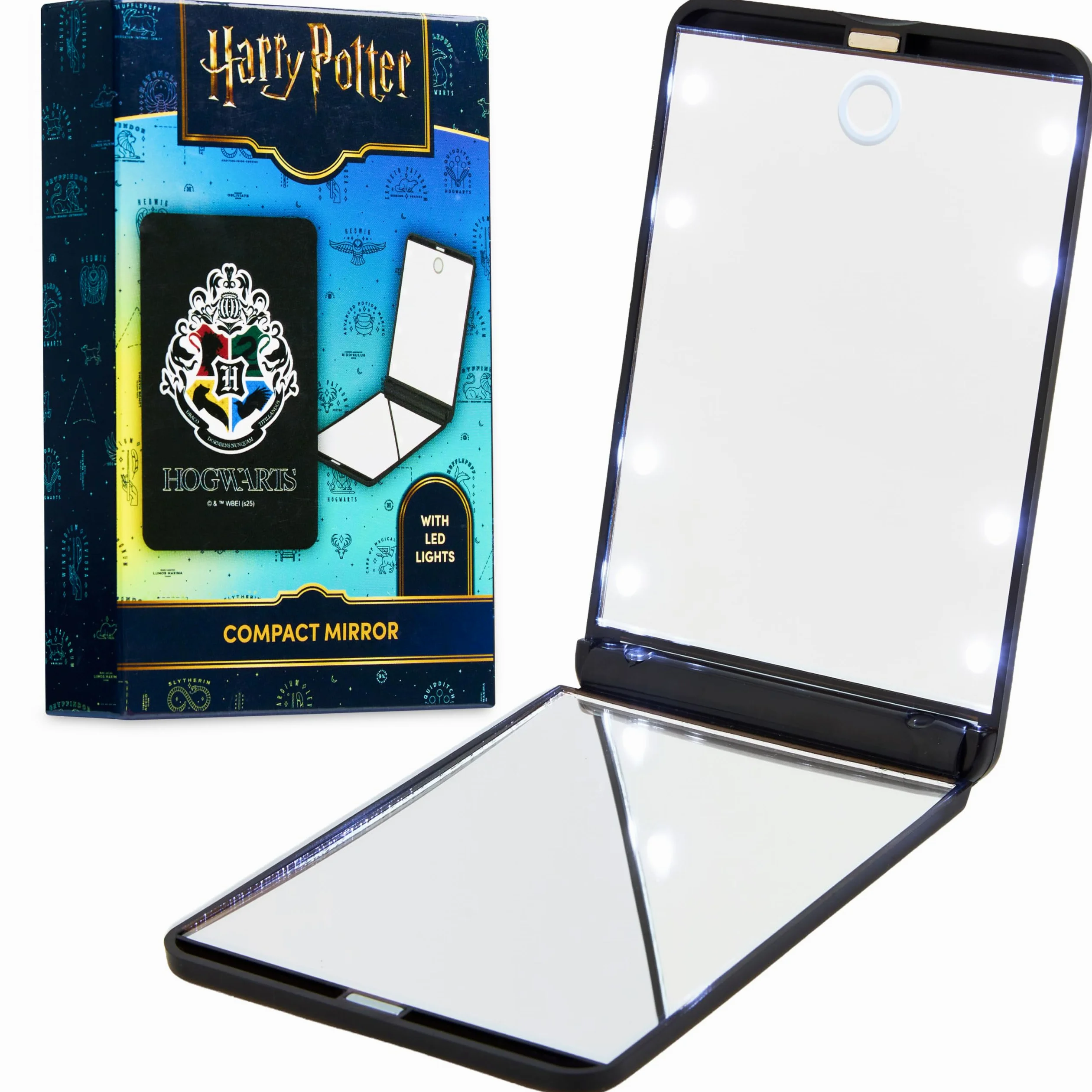 Get Trend Harry Potter lusterko do makijażu ze światłem (czarne)