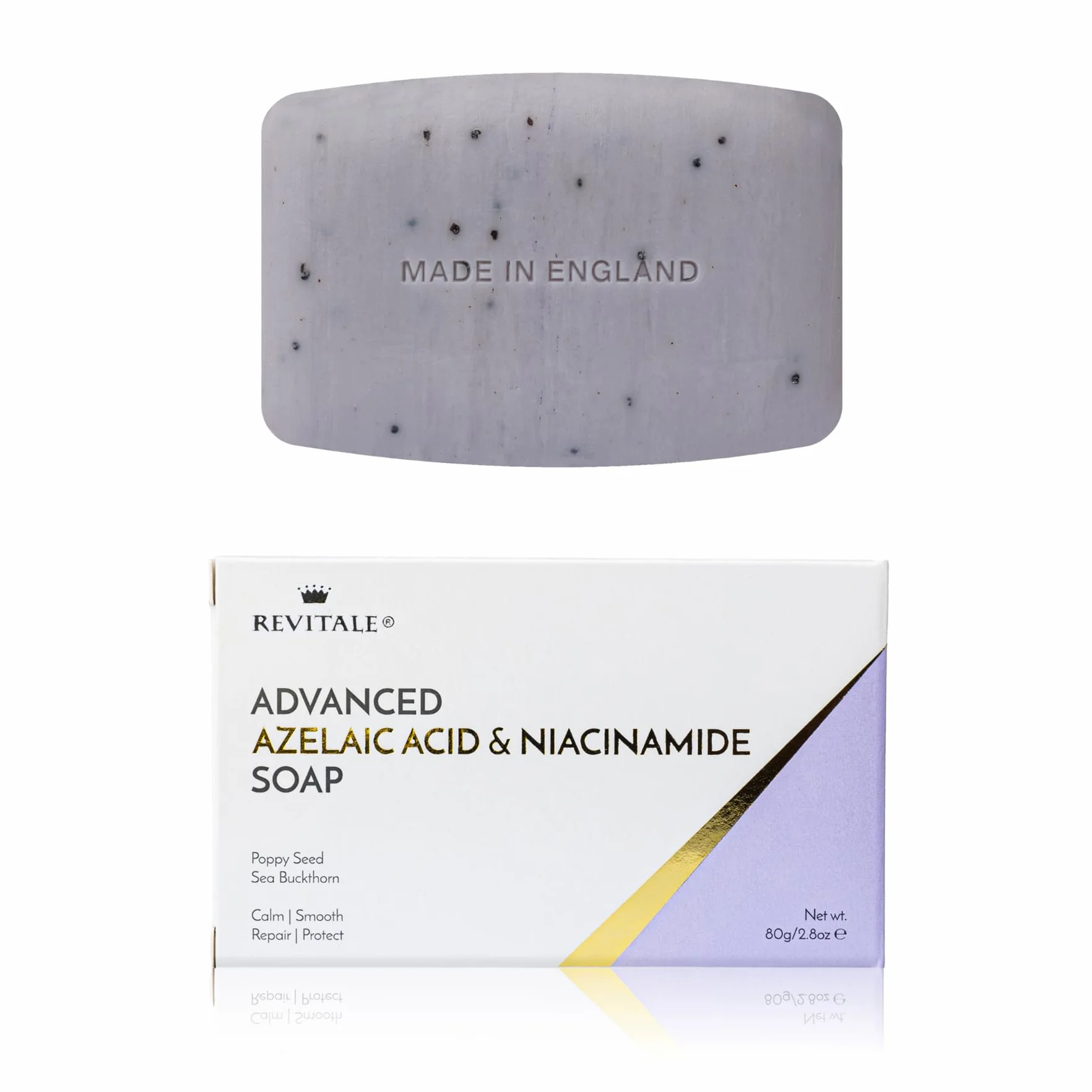 Revitale Advanced Azelaic Acid & Niacinamide Soap – Kojąca kostka oczyszczająca dla gładkiej, zrównoważonej i chronionej skóry