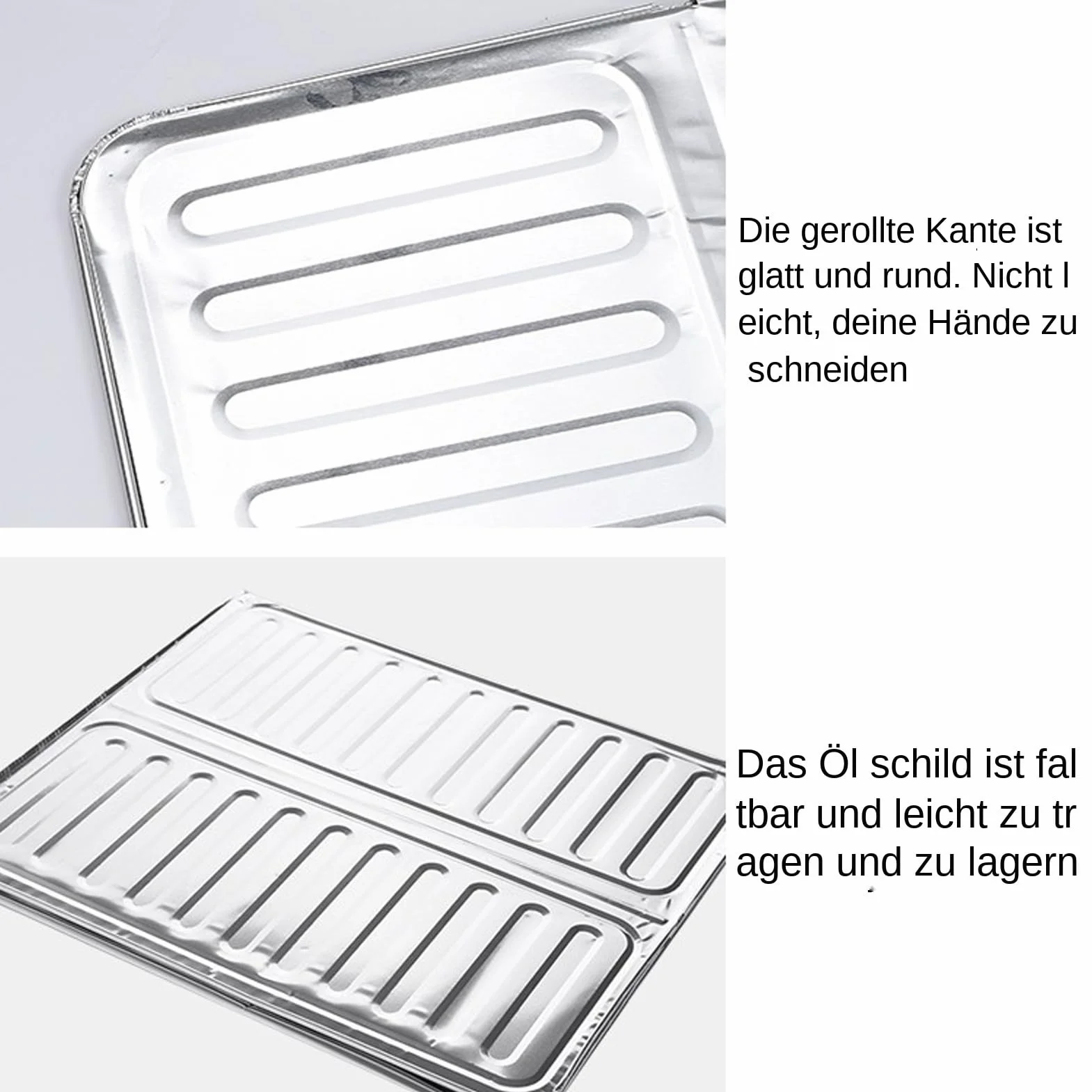 Stove Oil Baffle Foldable Grease Splatter Shield 12,8 x 33,07 cala Odporna na Wysokie Temperatury Ochrona Ściany