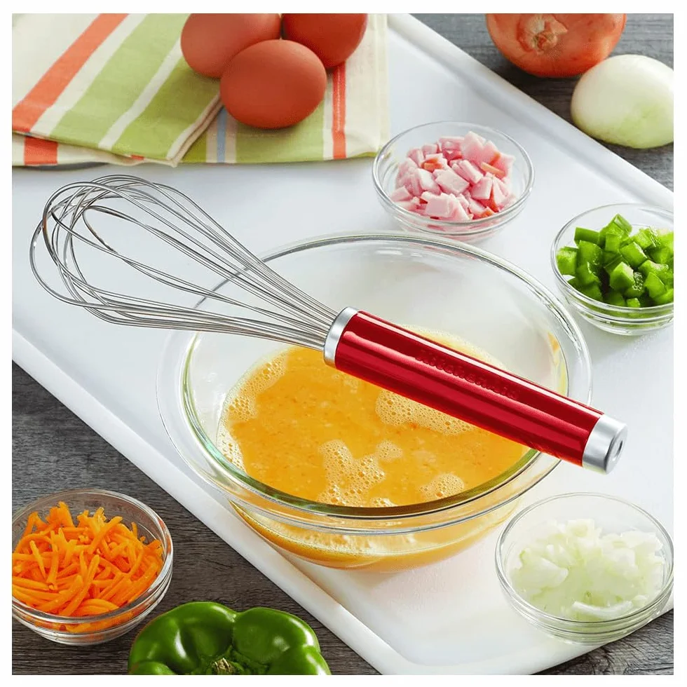 KitchenAid Trzepaczka Ręczna, Stal Nierdzewna - Kolor Empire Red
